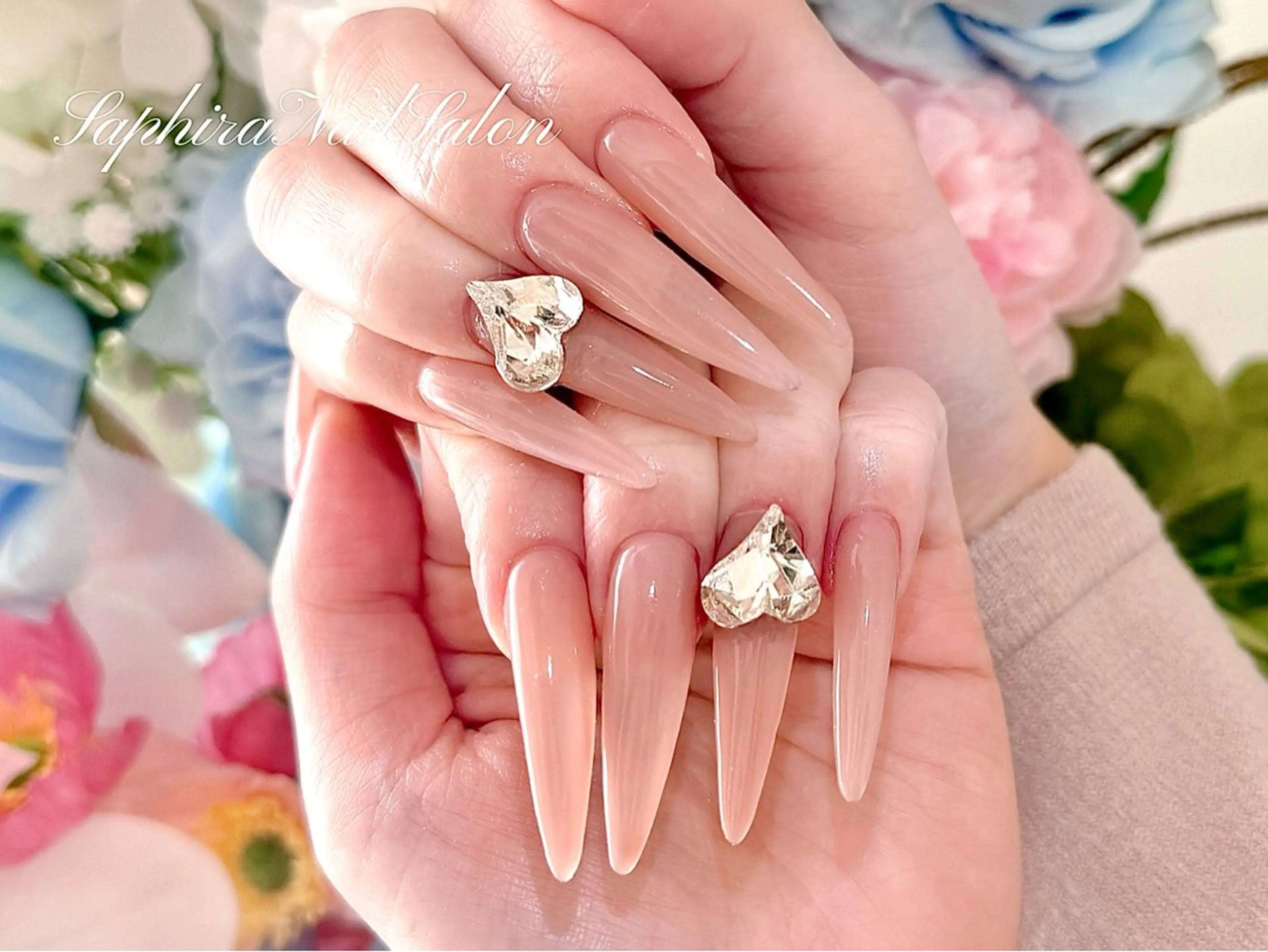 カラー ハンドネイル Saphiraネイル サロン錦糸町のネイルデザイン