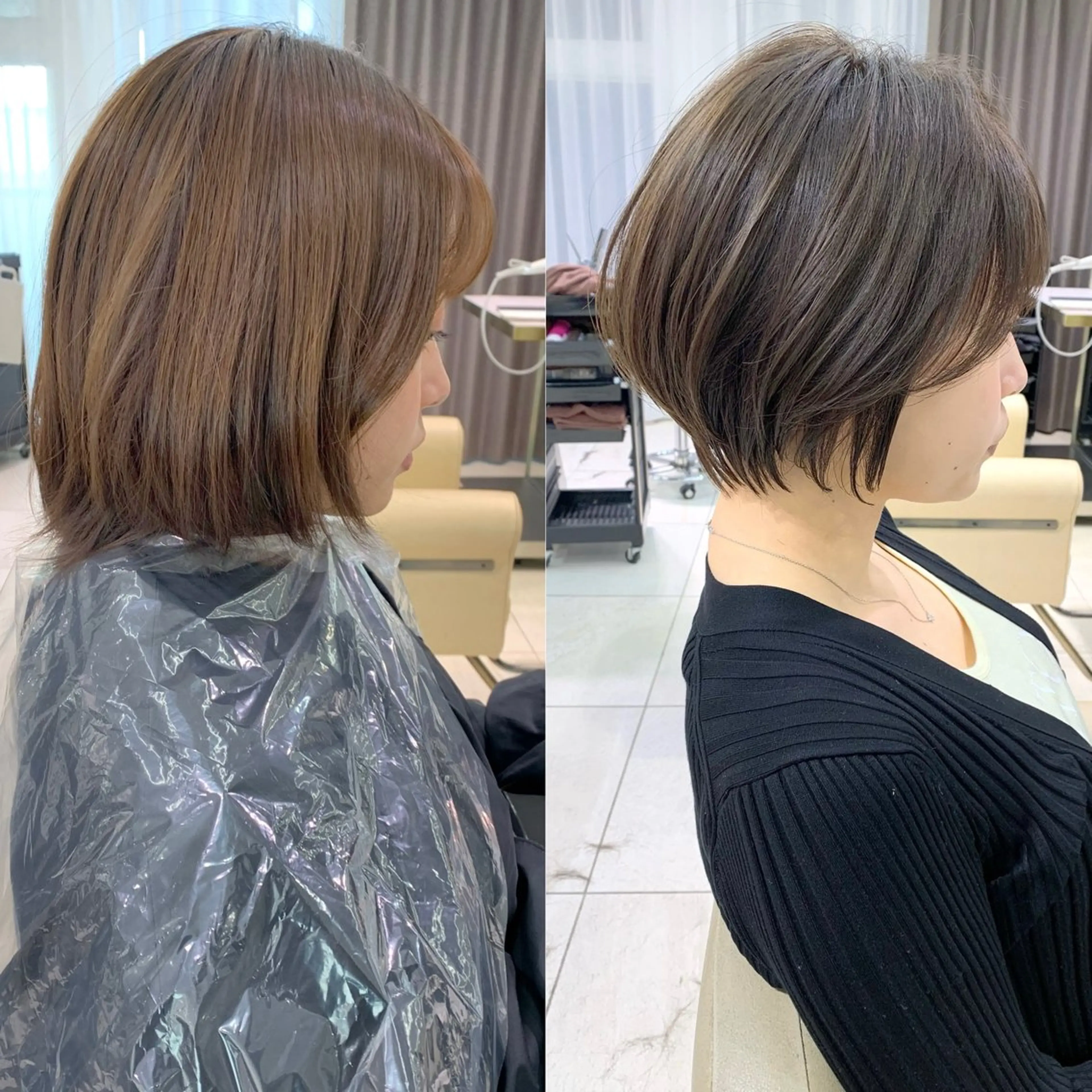 ショート レイヤー/ショート/ 山見陽のヘアスタイル