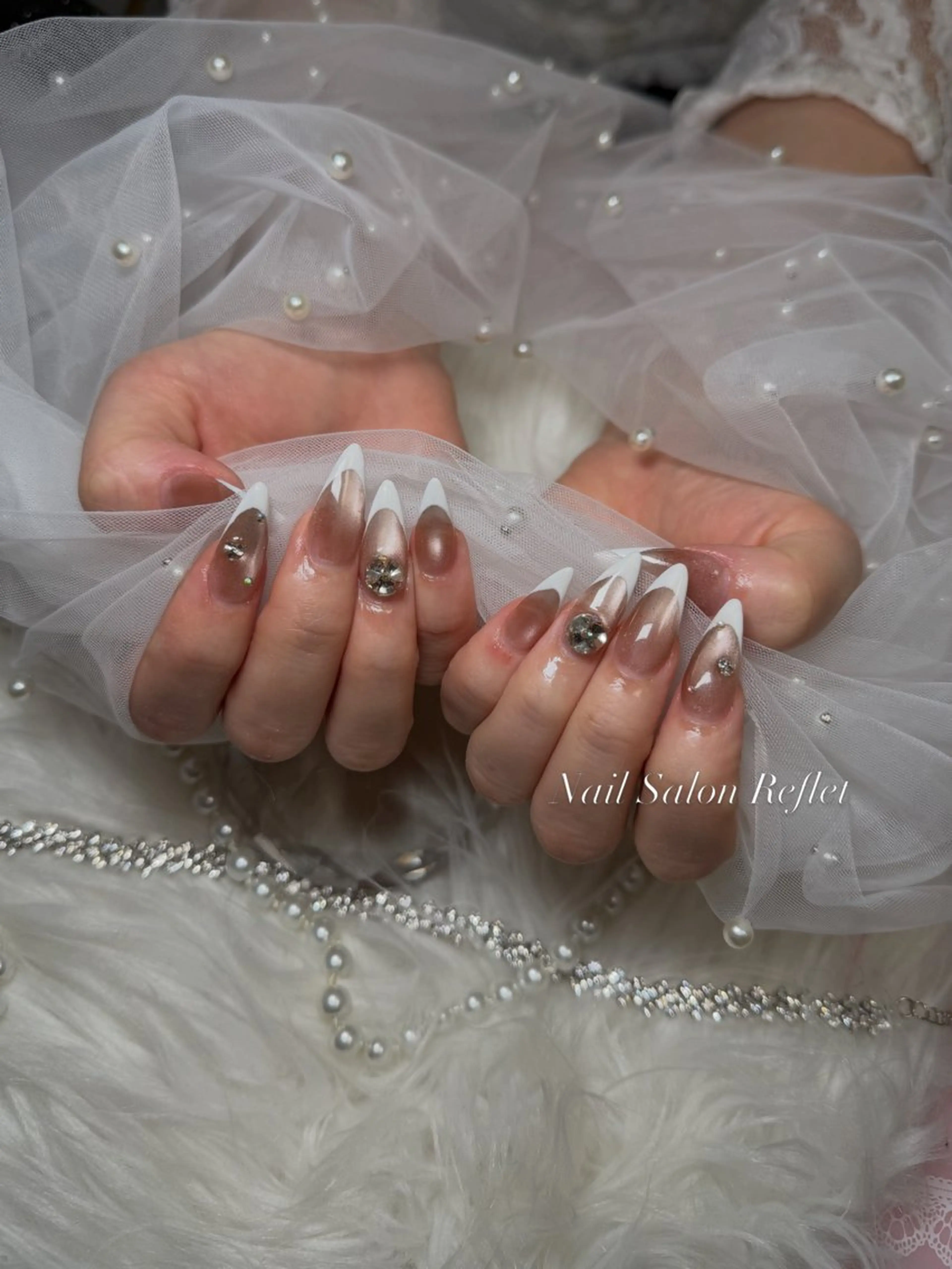 ネイル マグネットネイル ハンドネイル nailsalon Refletのネイルデザイン