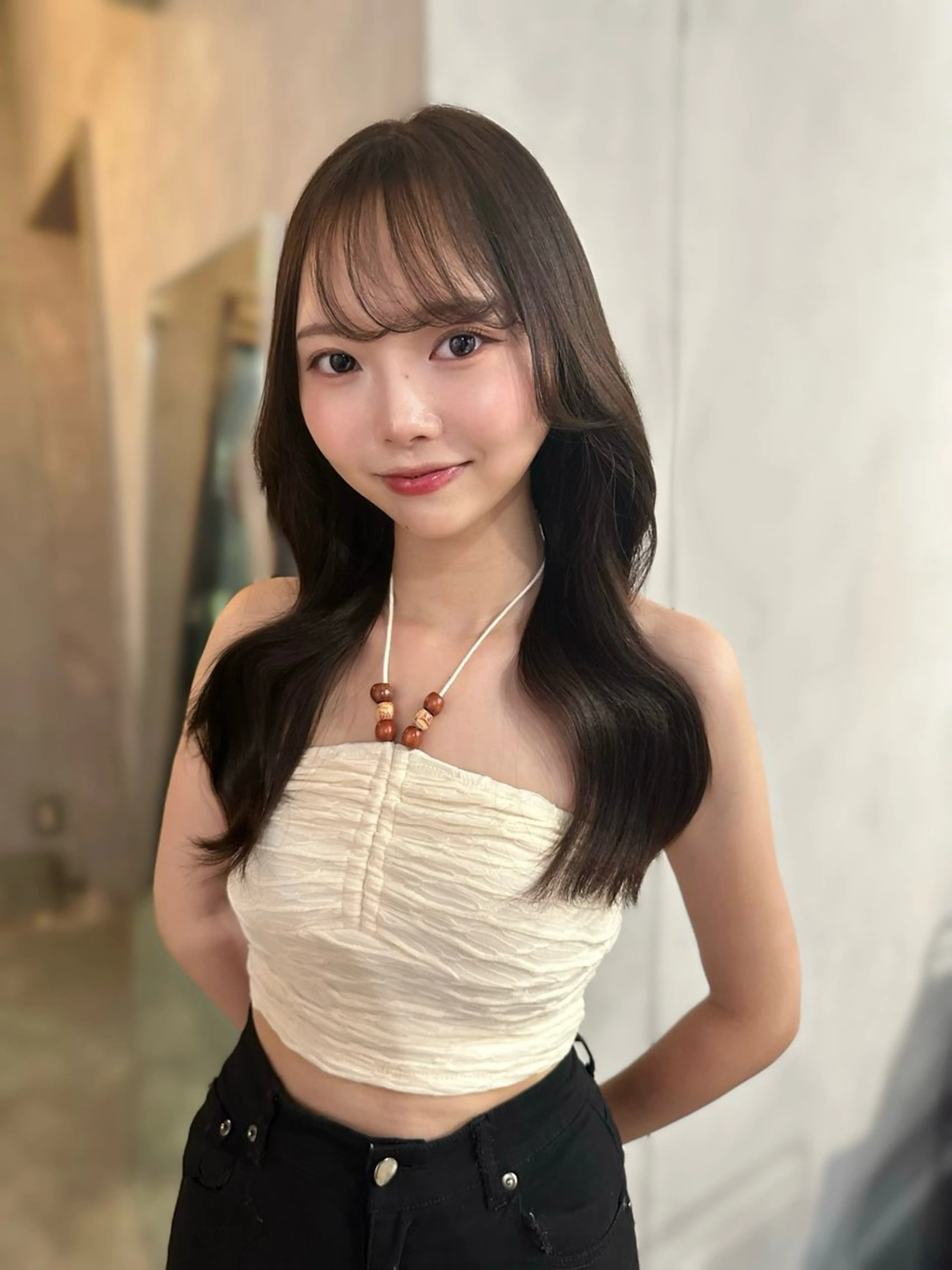 ロング カラー 上野/韓国hair 🤍MOEKA🤍のヘアスタイル