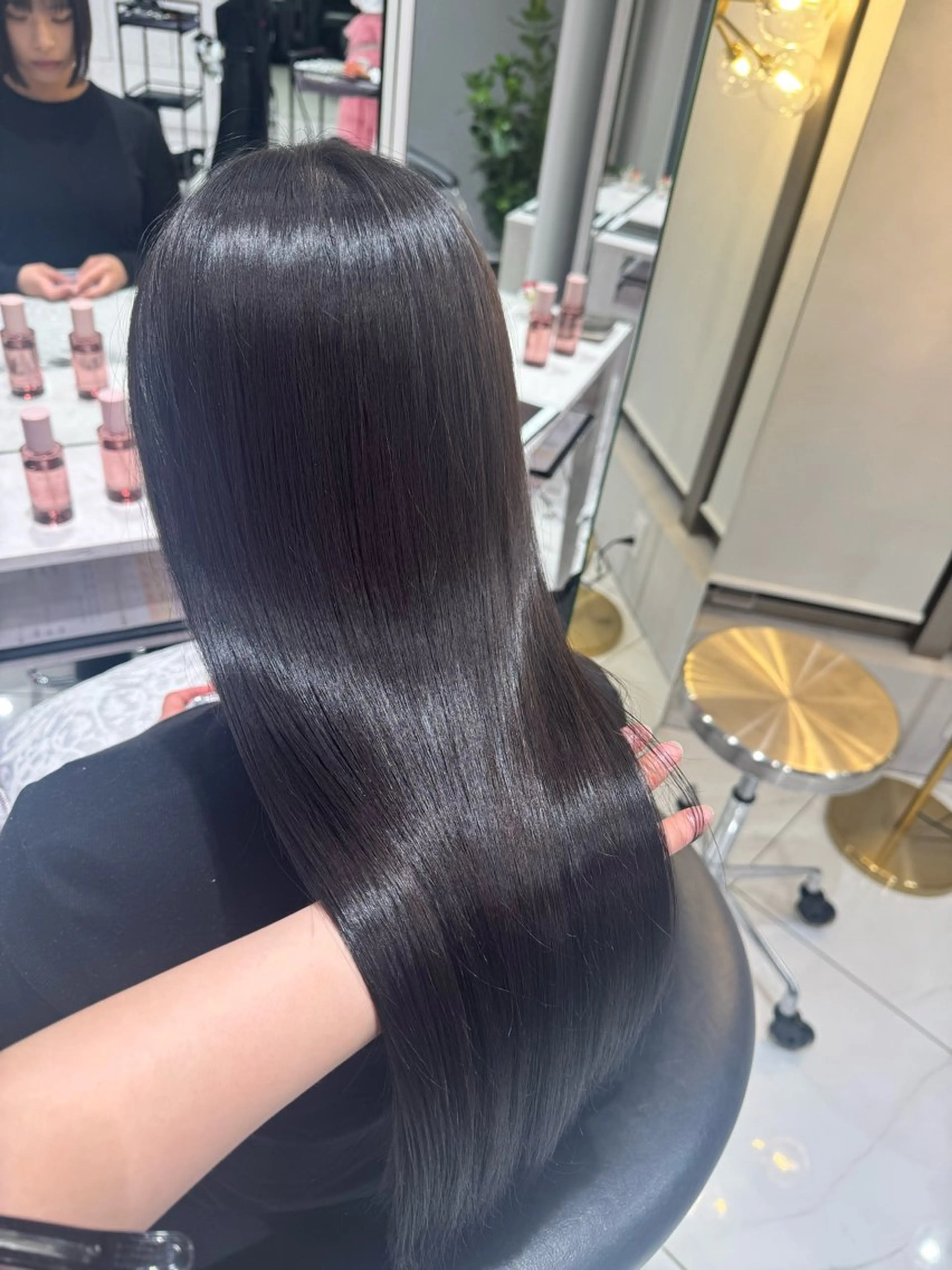 セミロング Rin/寒色系カラー 🦋/うる艶ヘア🫧のヘアスタイル