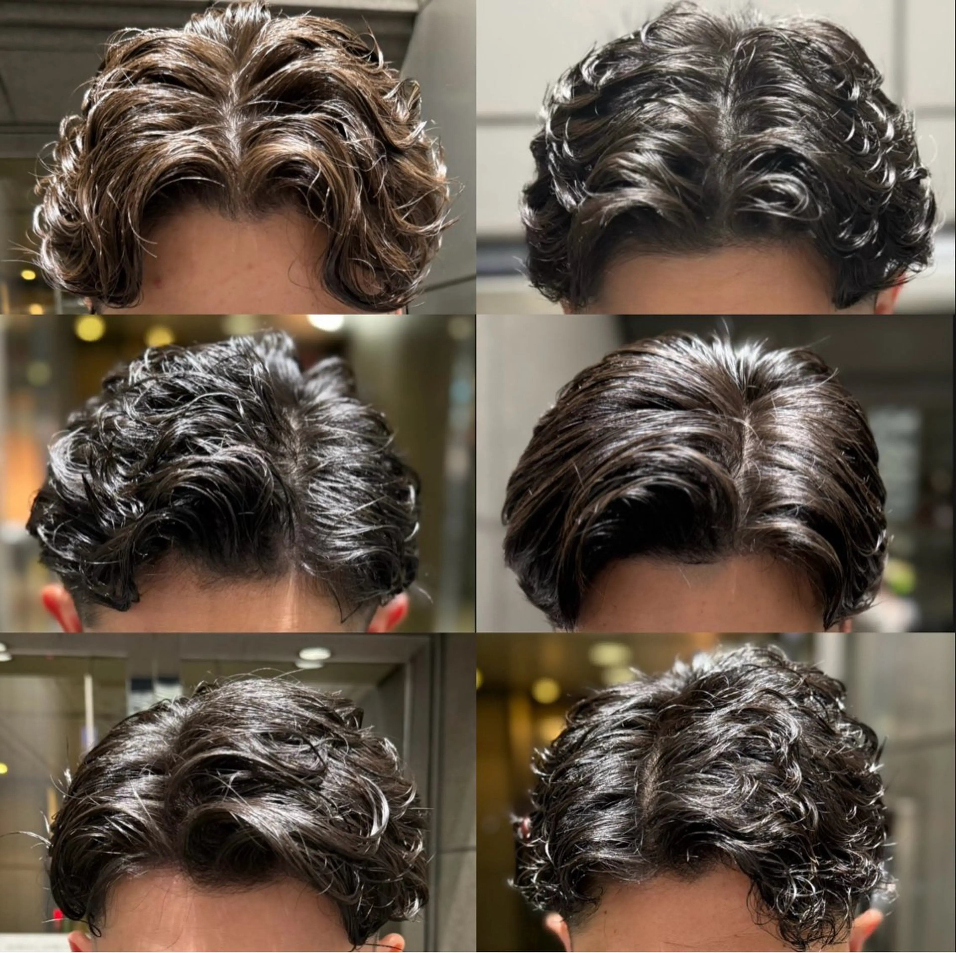 ミディアム カット パーマ 木下 翼のヘアスタイル