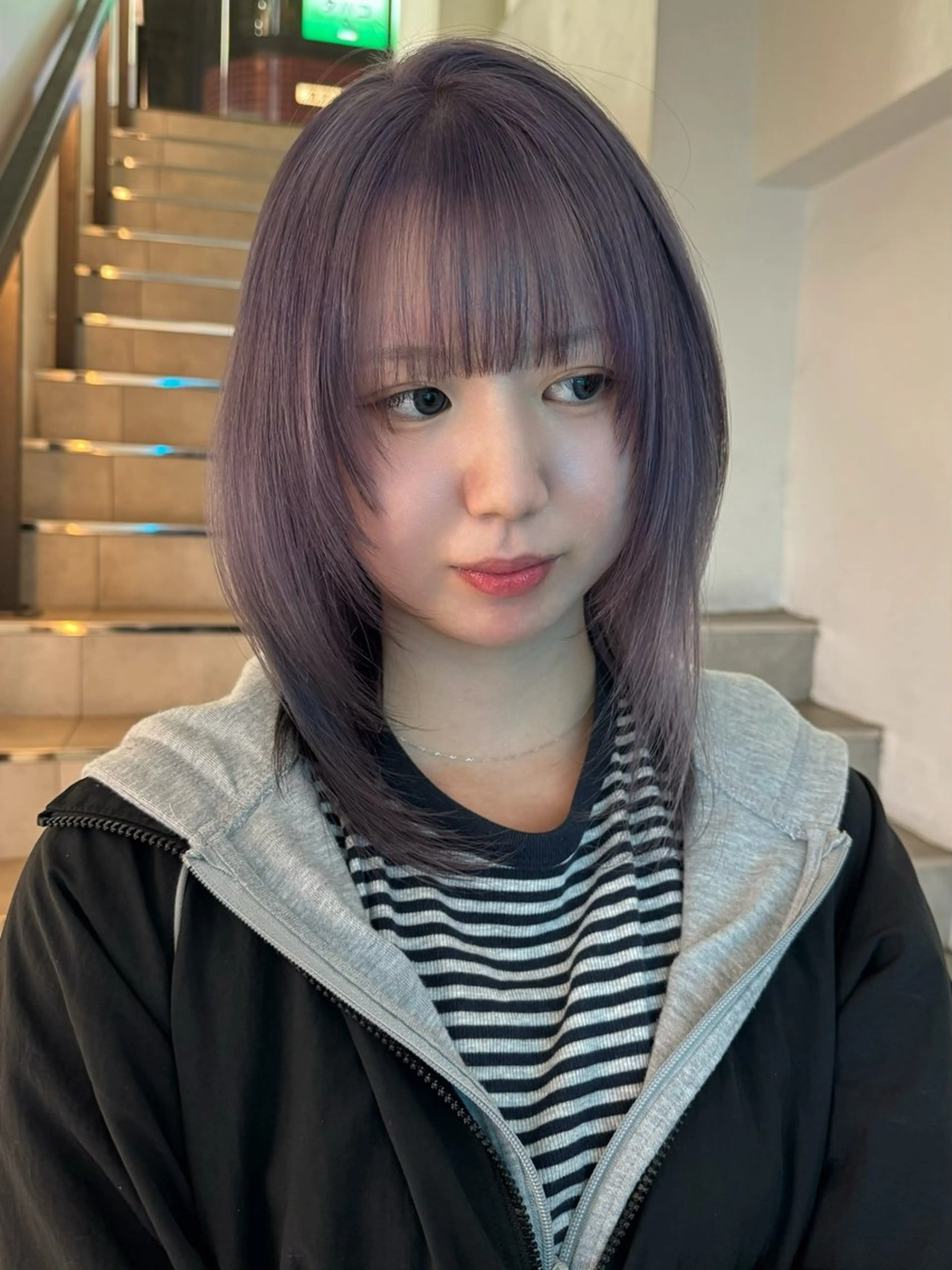 ミディアム カラー ヘアカラー ⭐️SORA⭐️ nail★colorのネイルデザイン