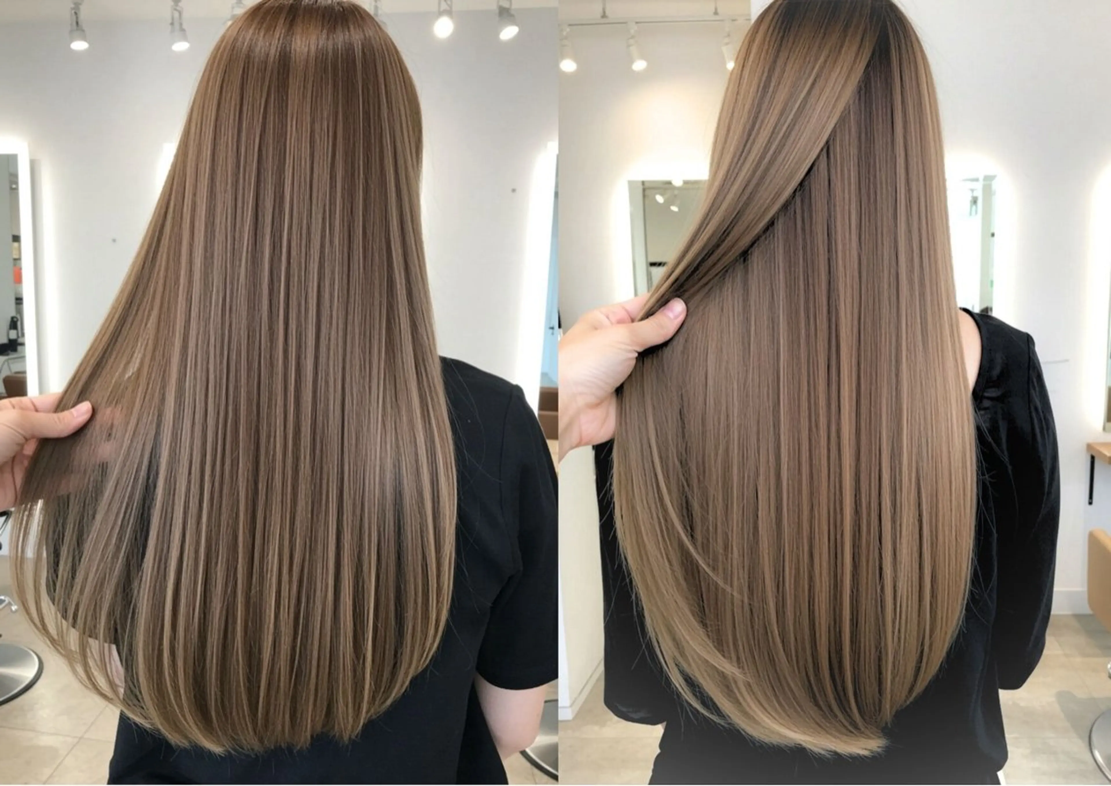 ロング カラー ヘアアレンジ VIM hairおもろまち店のヘアスタイル