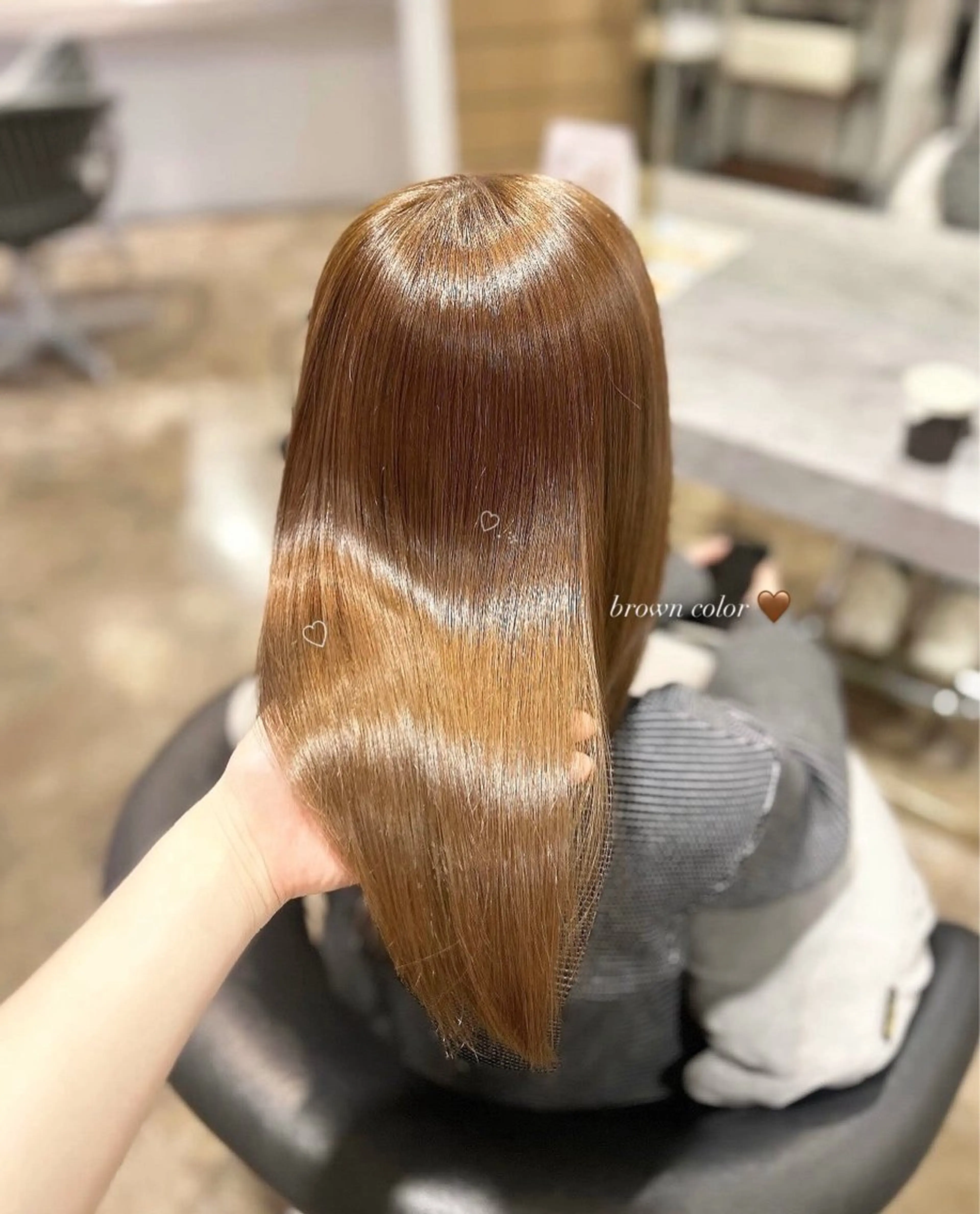 カラー ヘアカラー 透明感カラー୨୧ 松山理桜🩰˖ ࣪⊹のヘアスタイル