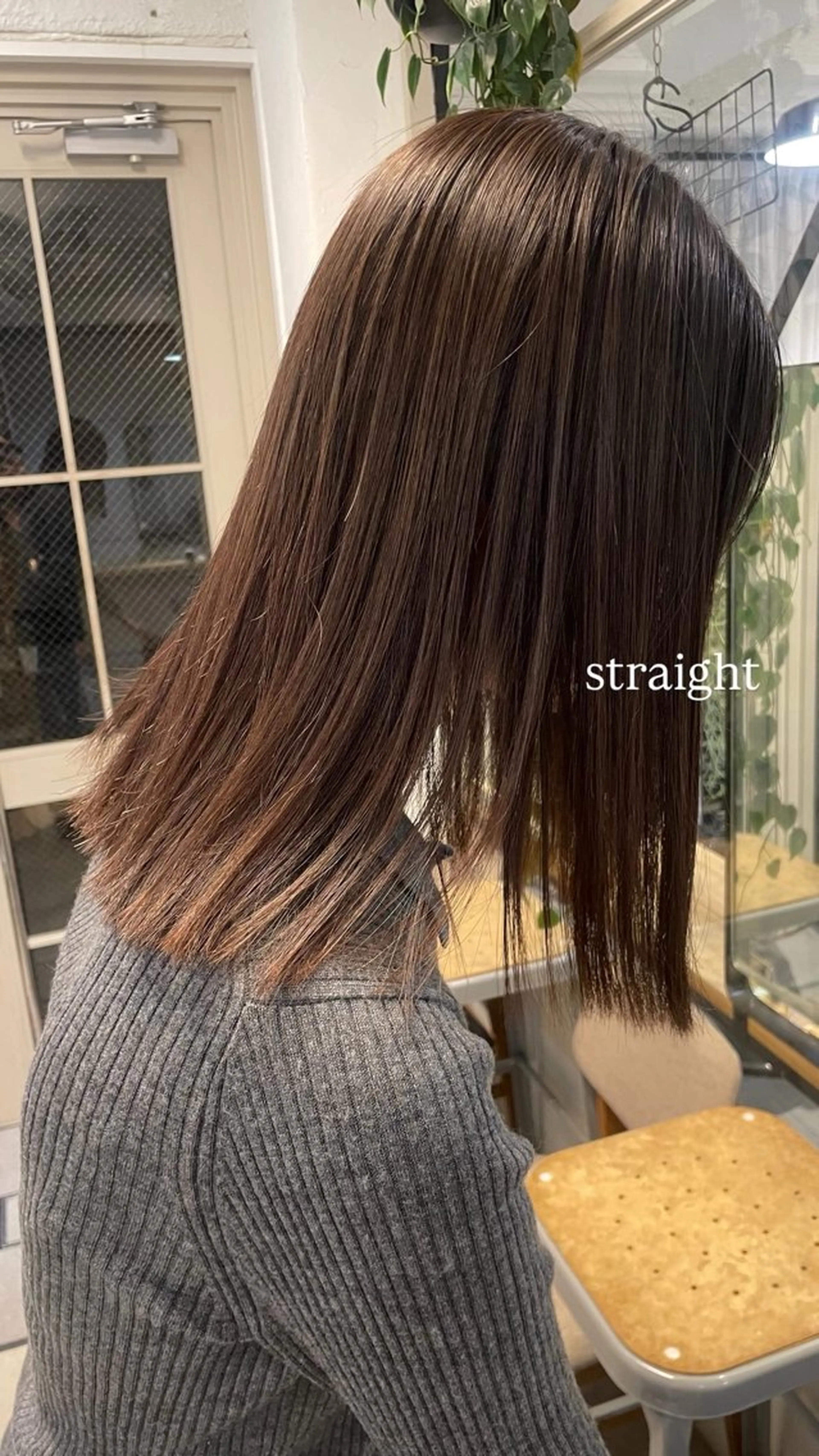 ミディアム パーマ 縮毛矯正 縮毛矯正 トリートメント 赤み消し×透明感 /🌙suwa🌙のヘアスタイル