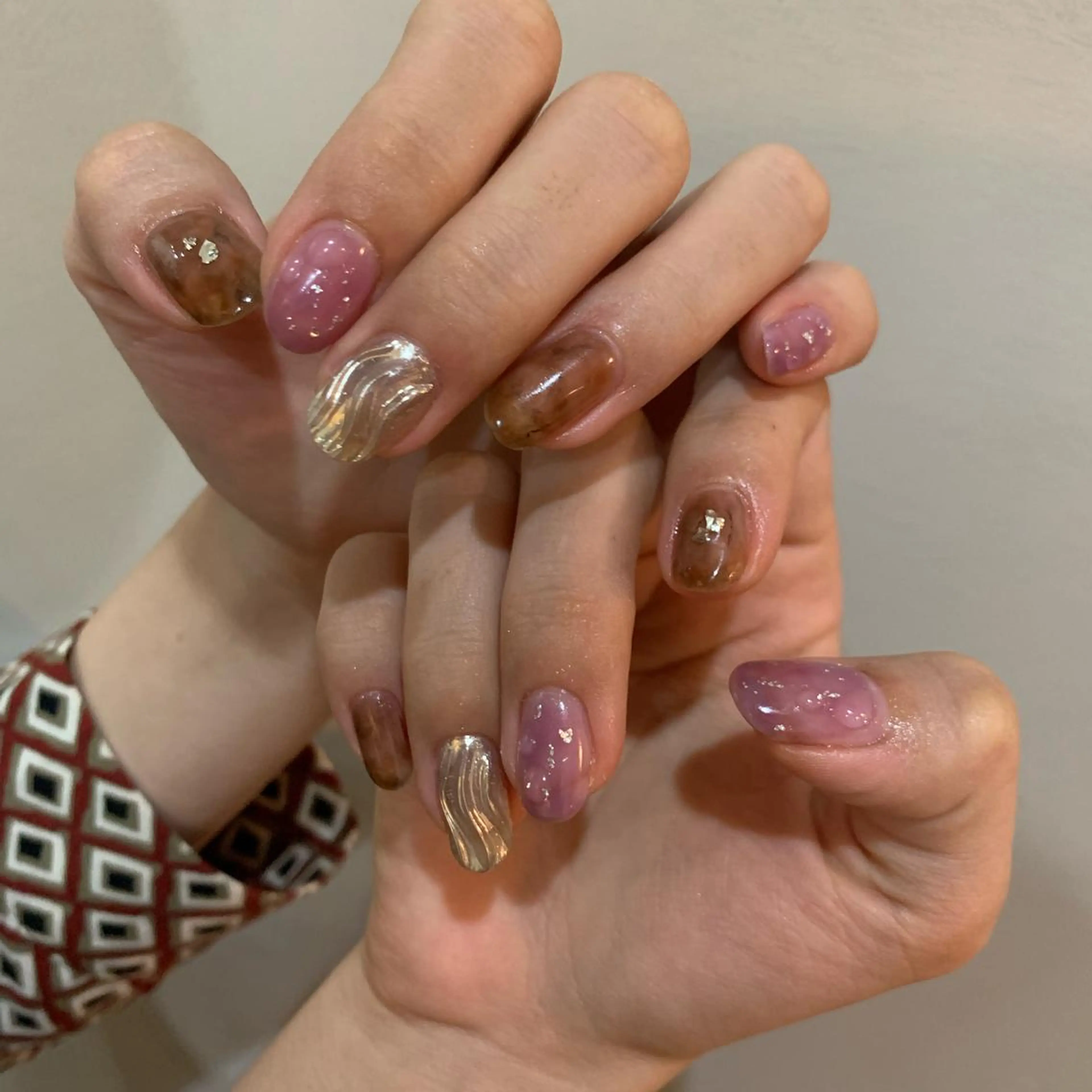 ネイル 新宿ニュアンスネイル makotoのネイルデザイン