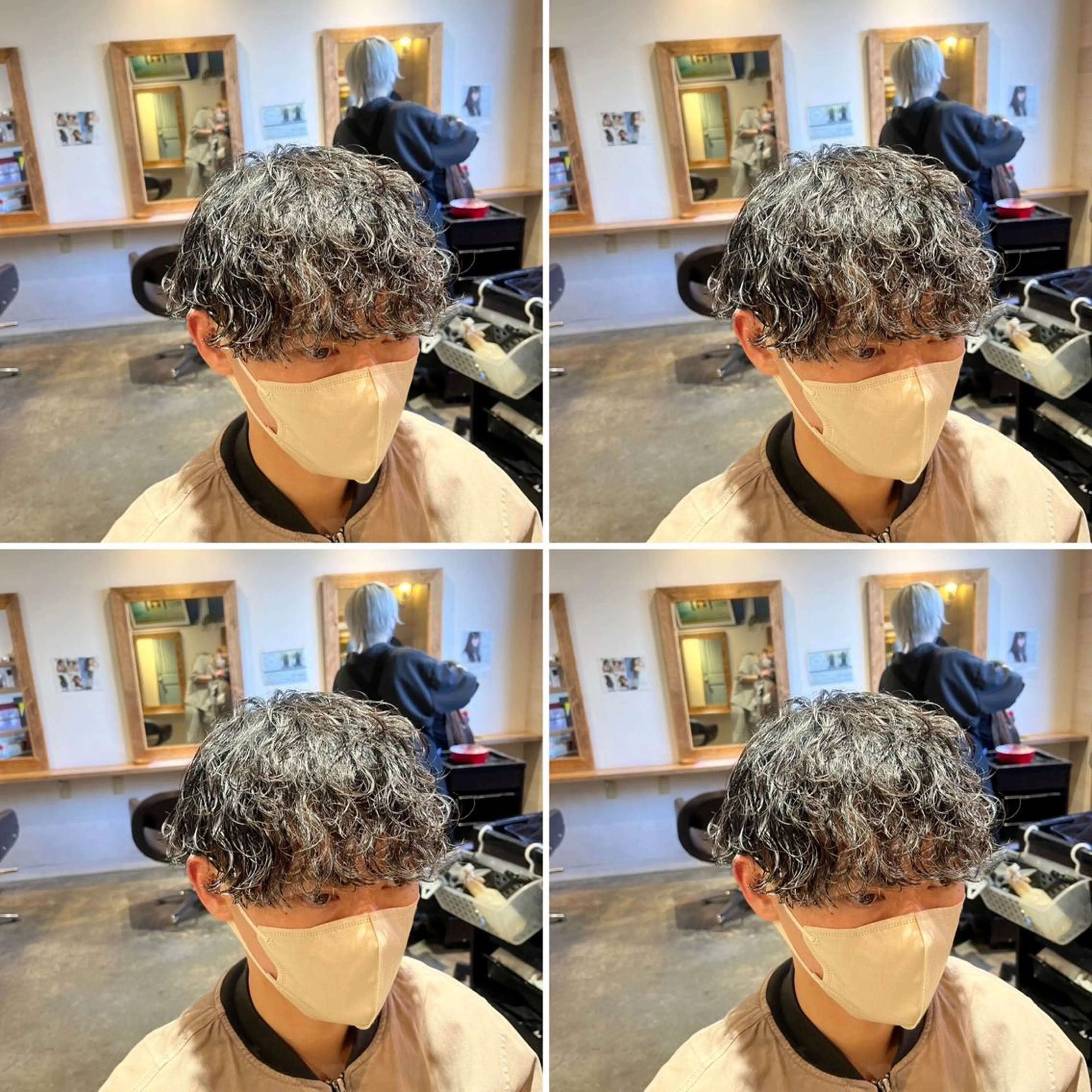 パーマ メンズ カット パーマ トリートメント ヘアセット 💈メンズパーマ特化 店長望月謙二郎💈のヘアスタイル