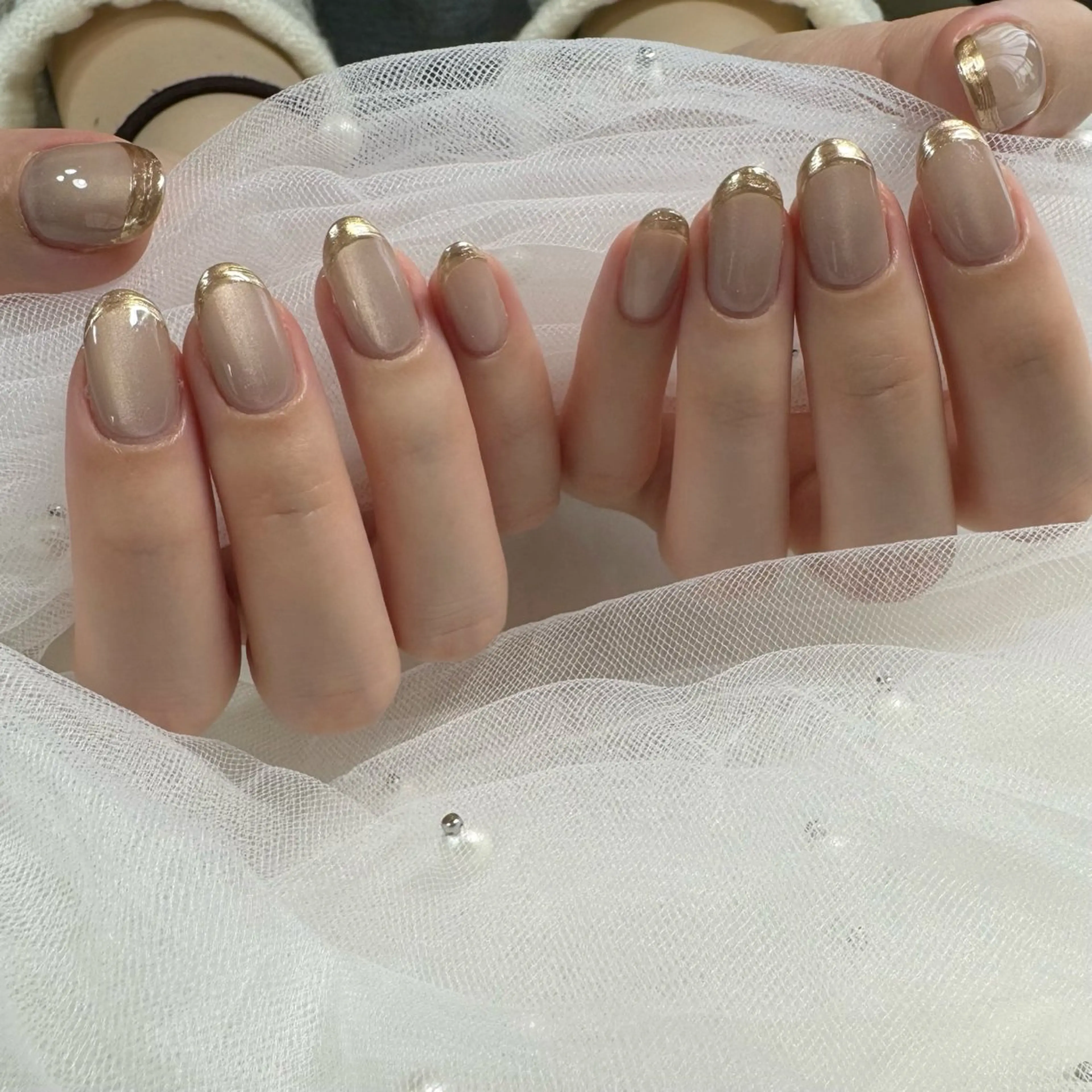 ネイル ジェルネイル シンプルネイル 東 千夏のネイルデザイン