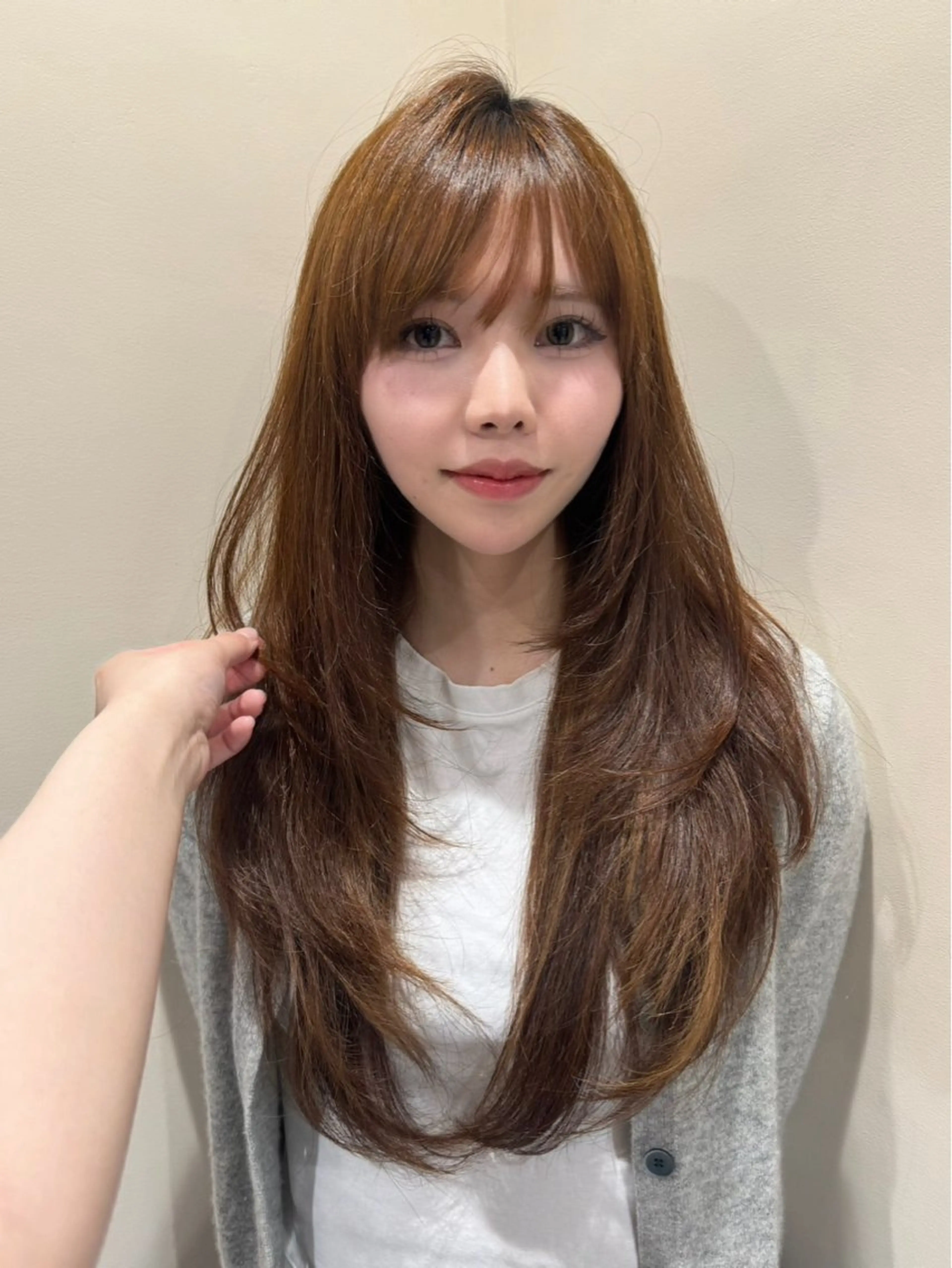 ロング トリートメント 上野 心華のヘアスタイル