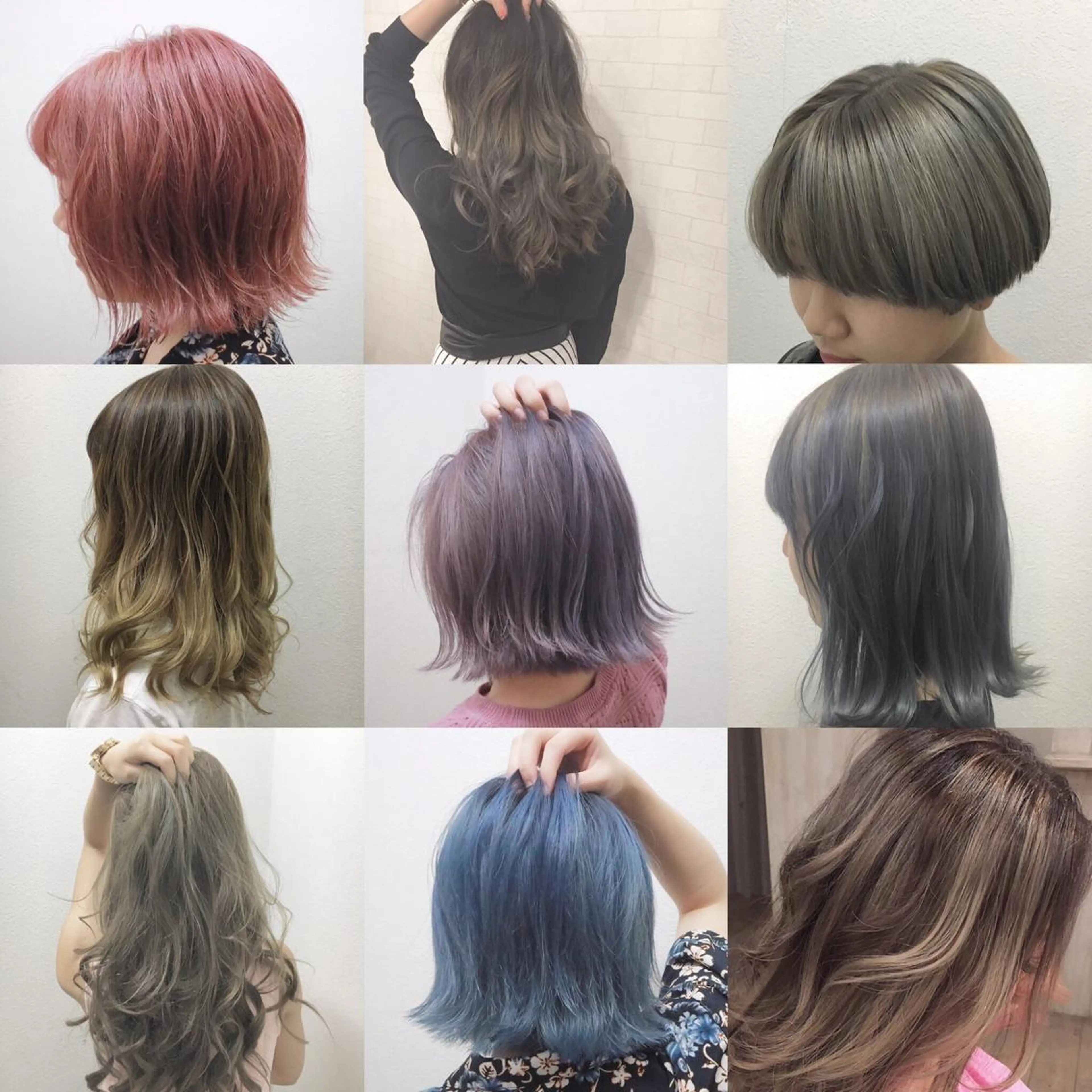 ミディアム カラー JILBLAN京都 ショート/ハイライトのヘアスタイル