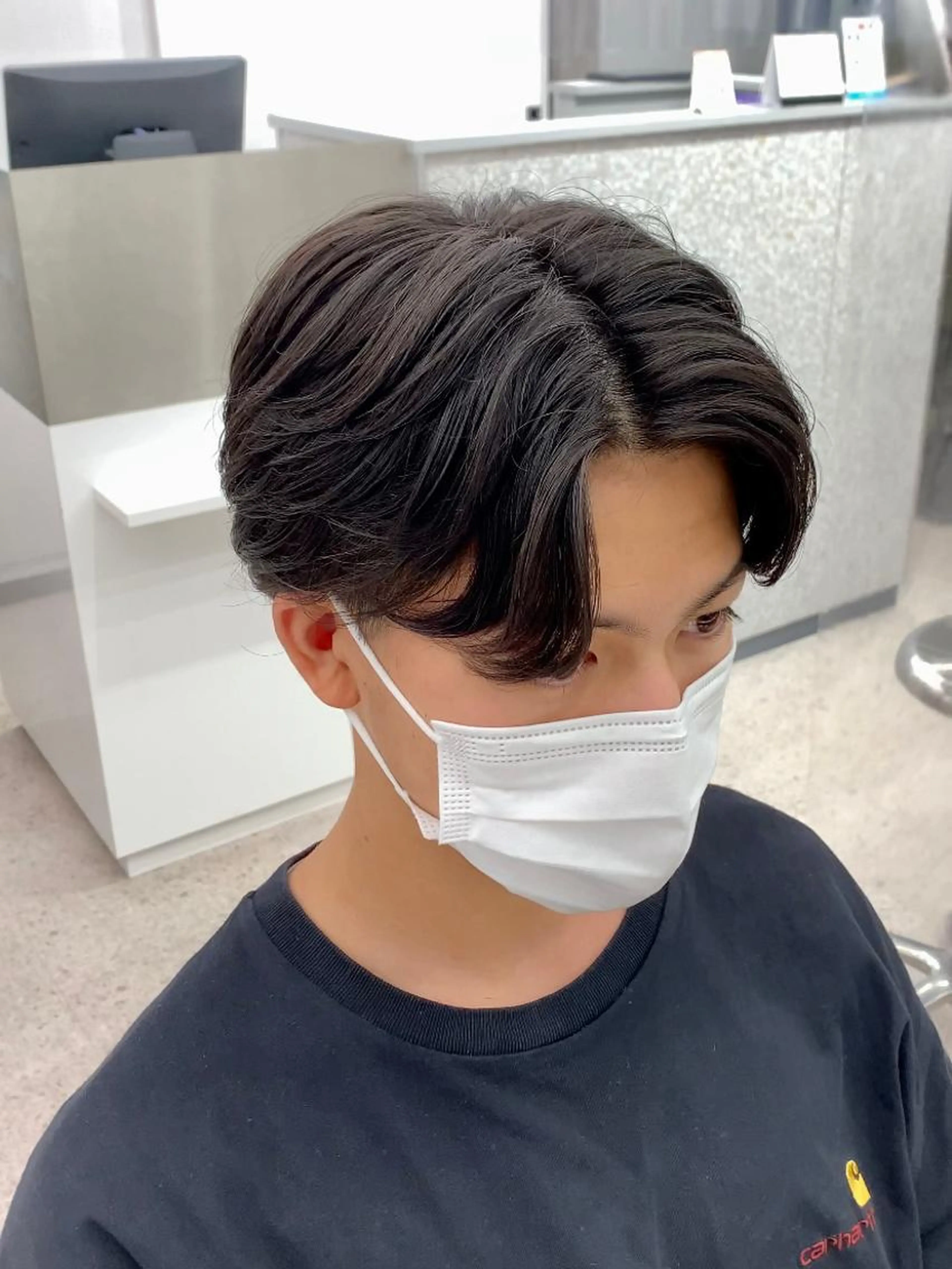 韓国風カット＋カルマパーマ9900円【ダウンパーマ要相談】✨の写真