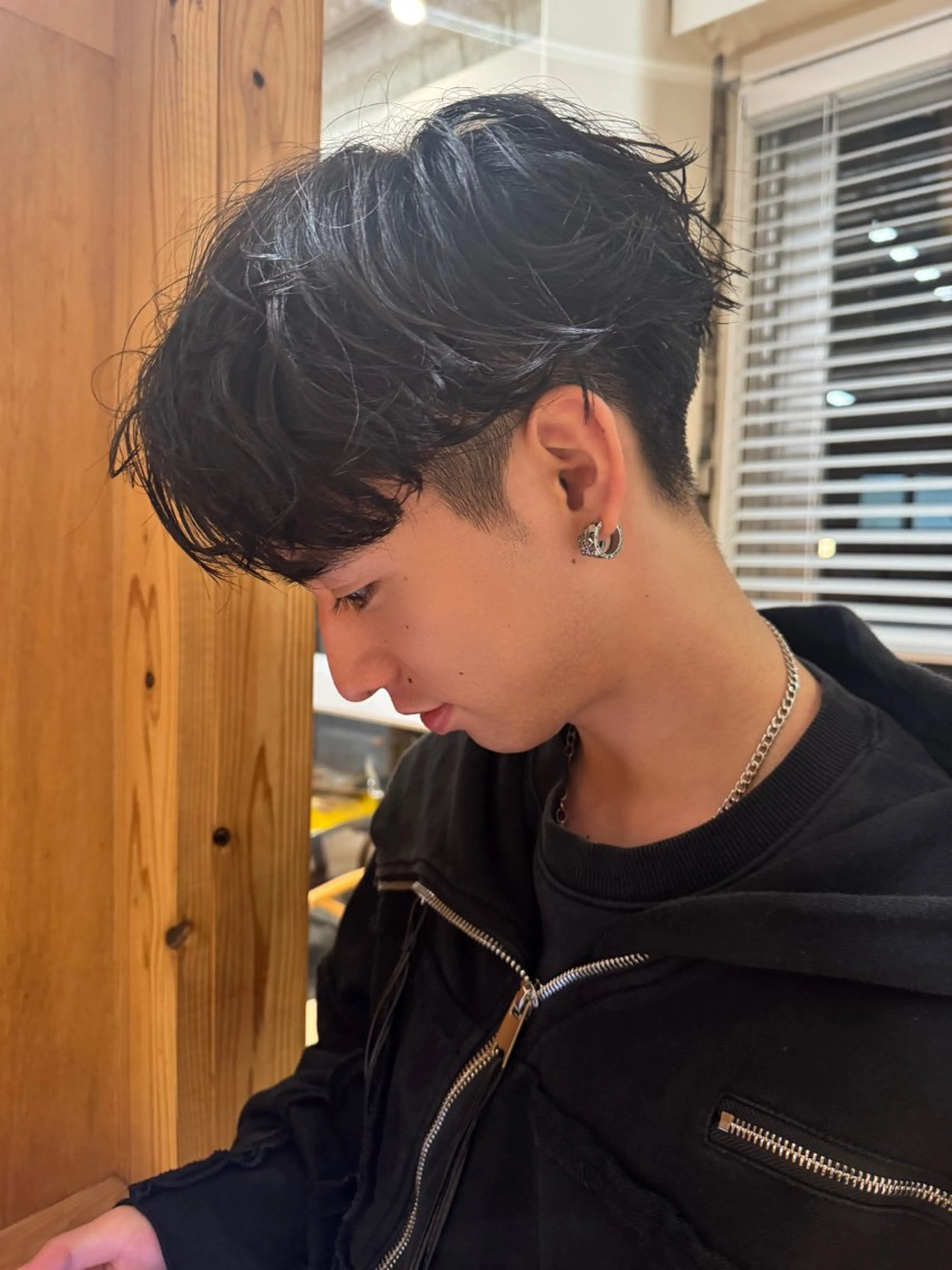 ショート メンズ パーマ funnu୨୧ えりんのヘアスタイル