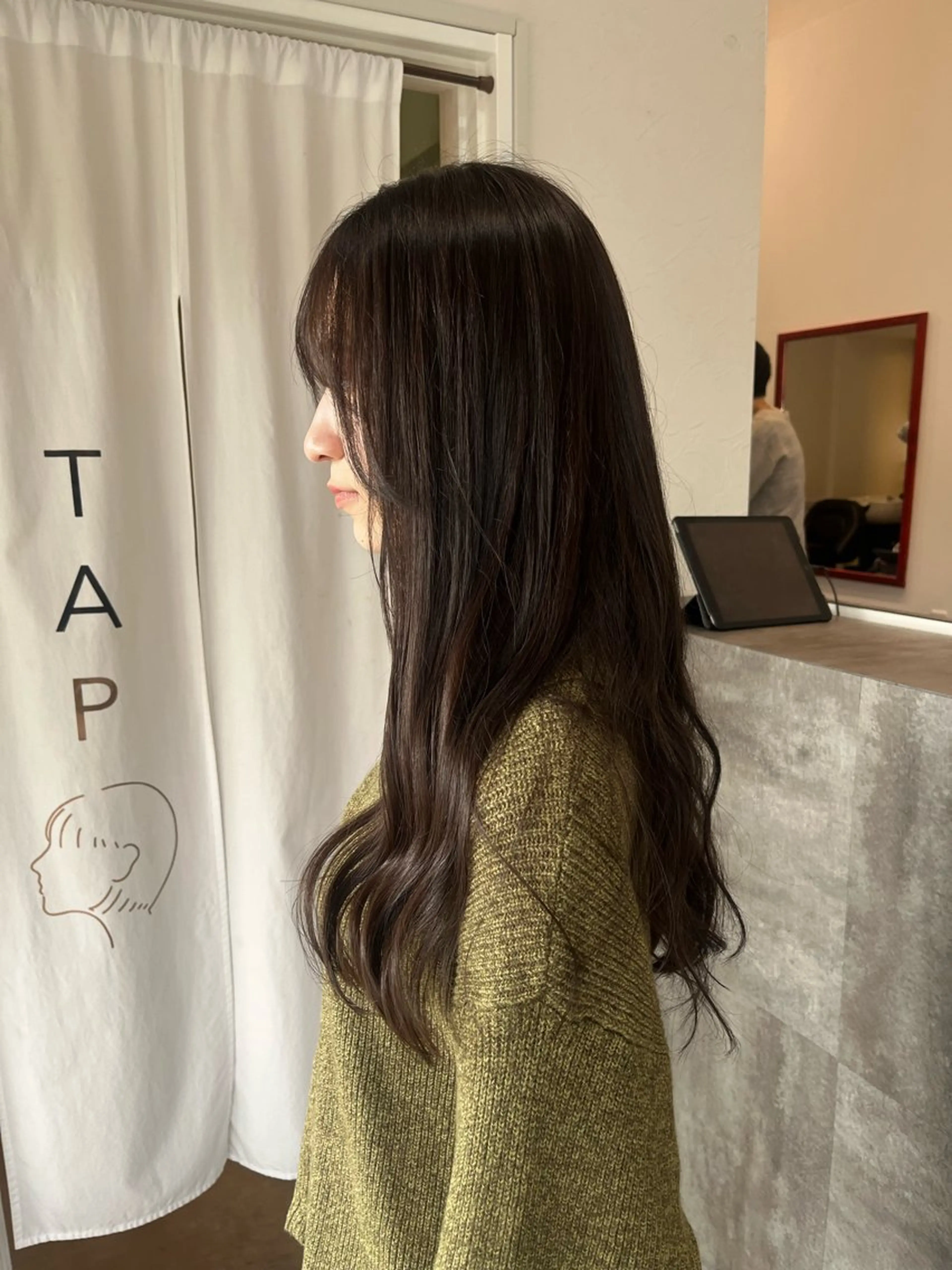 ロング カラー カット ヘアカラー トリートメント 金沢市/美容師/ 岡島由希美のマツエク・マツパデザイン