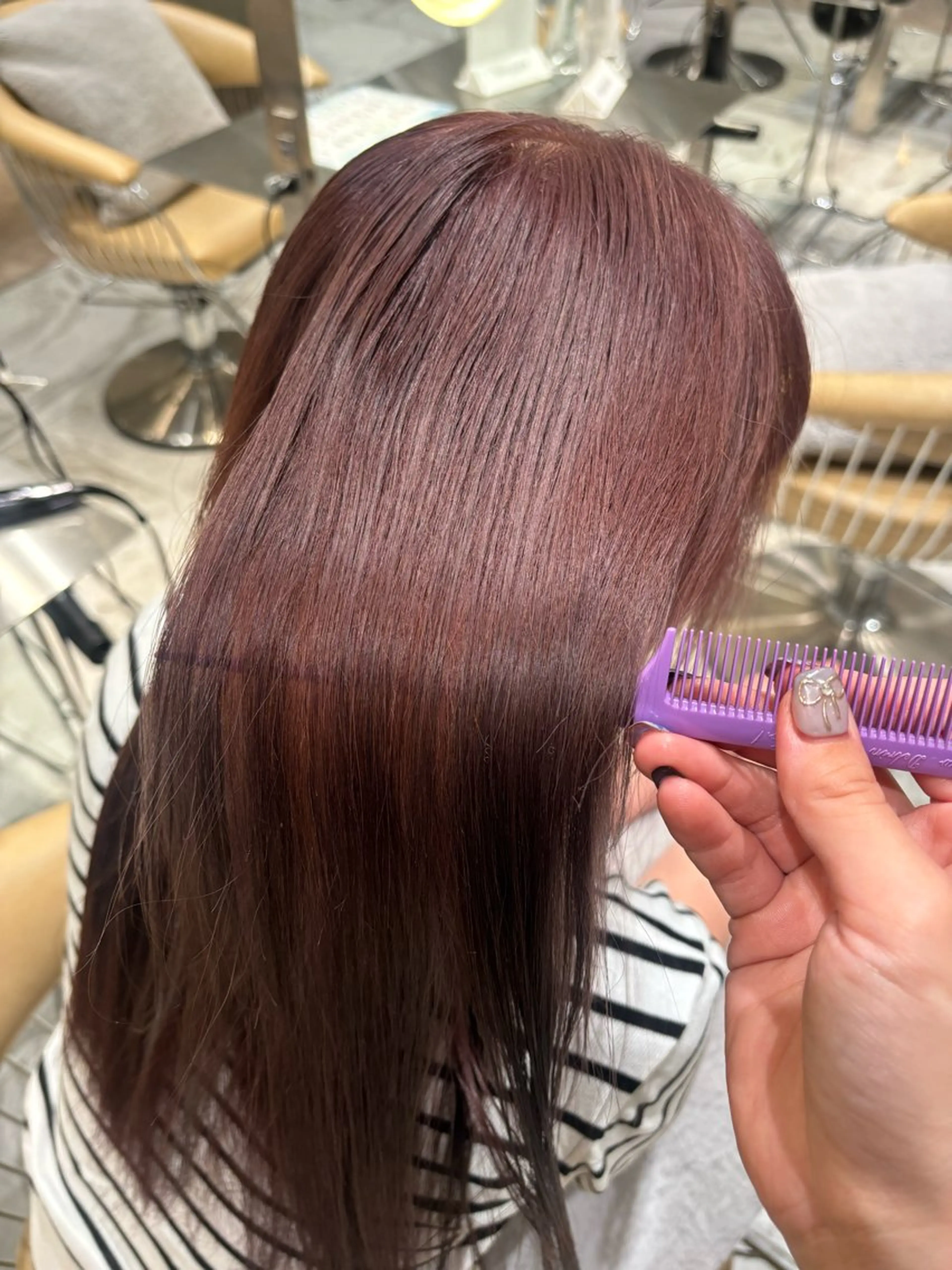 ロング ヘアカラー 美髪縮毛矯正/ 髪質改善/AYARIのヘアスタイル