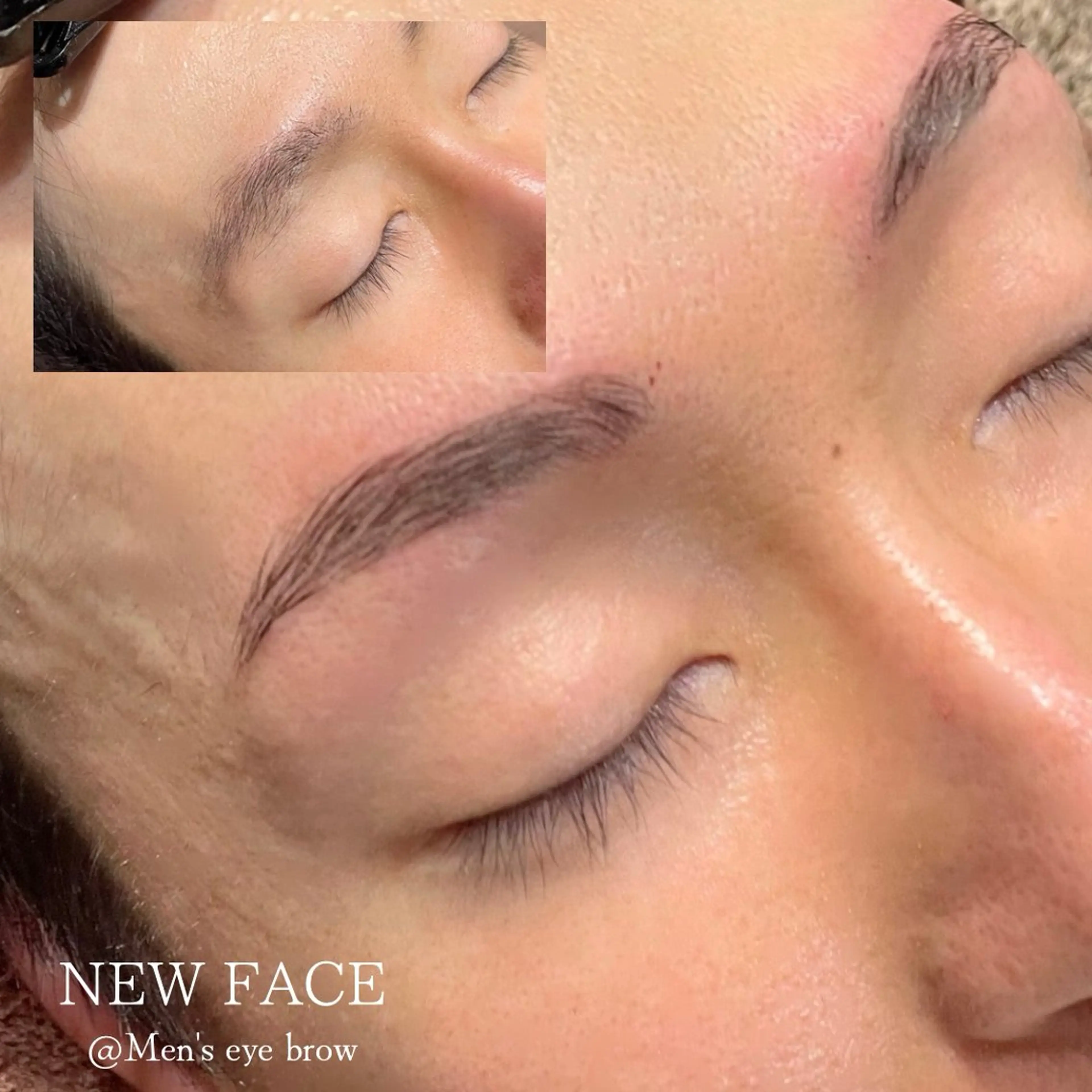 メンズ アイブロウ メンズパーマ メンズアイブロウ NEW FACE所属・メンズ美容専門店 NEW FACEの眉毛・アイブロウイメージ