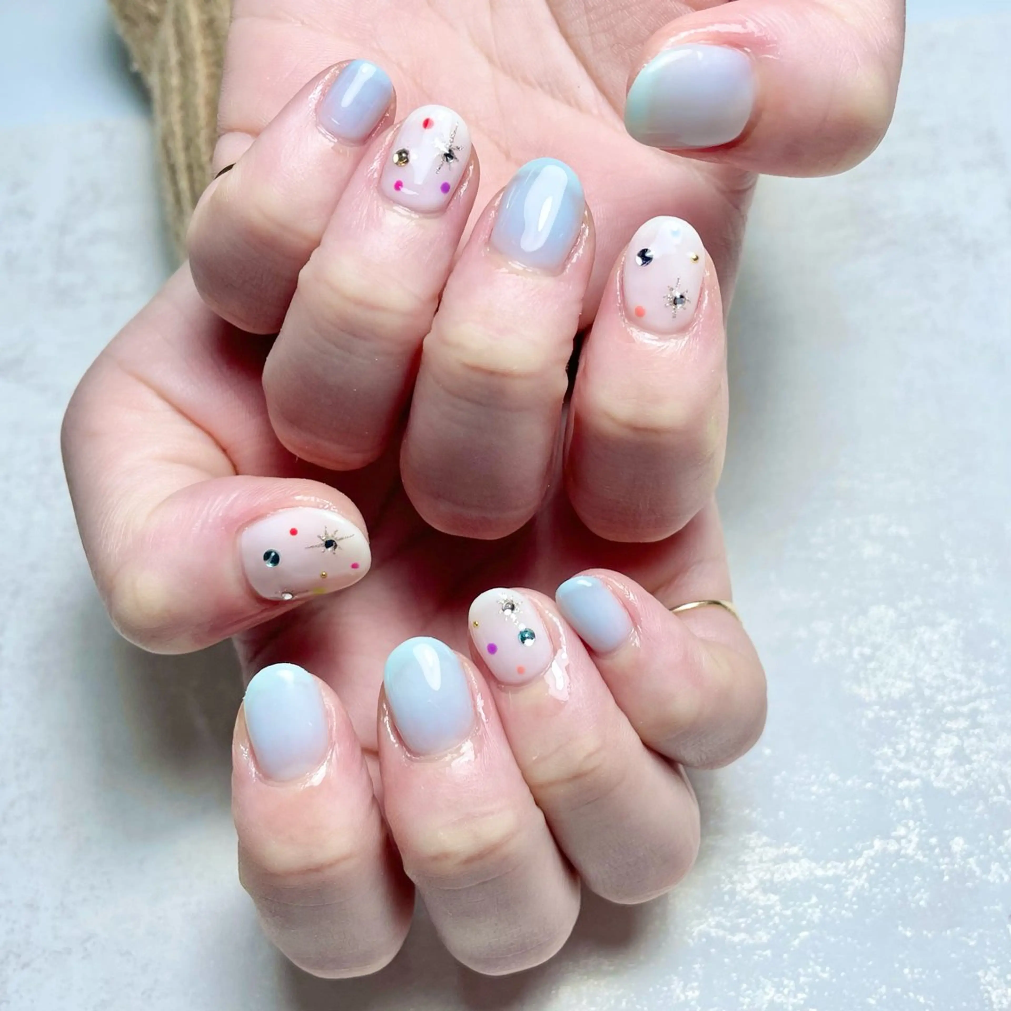 ネイル 💐irisée fleur中居のネイルデザイン