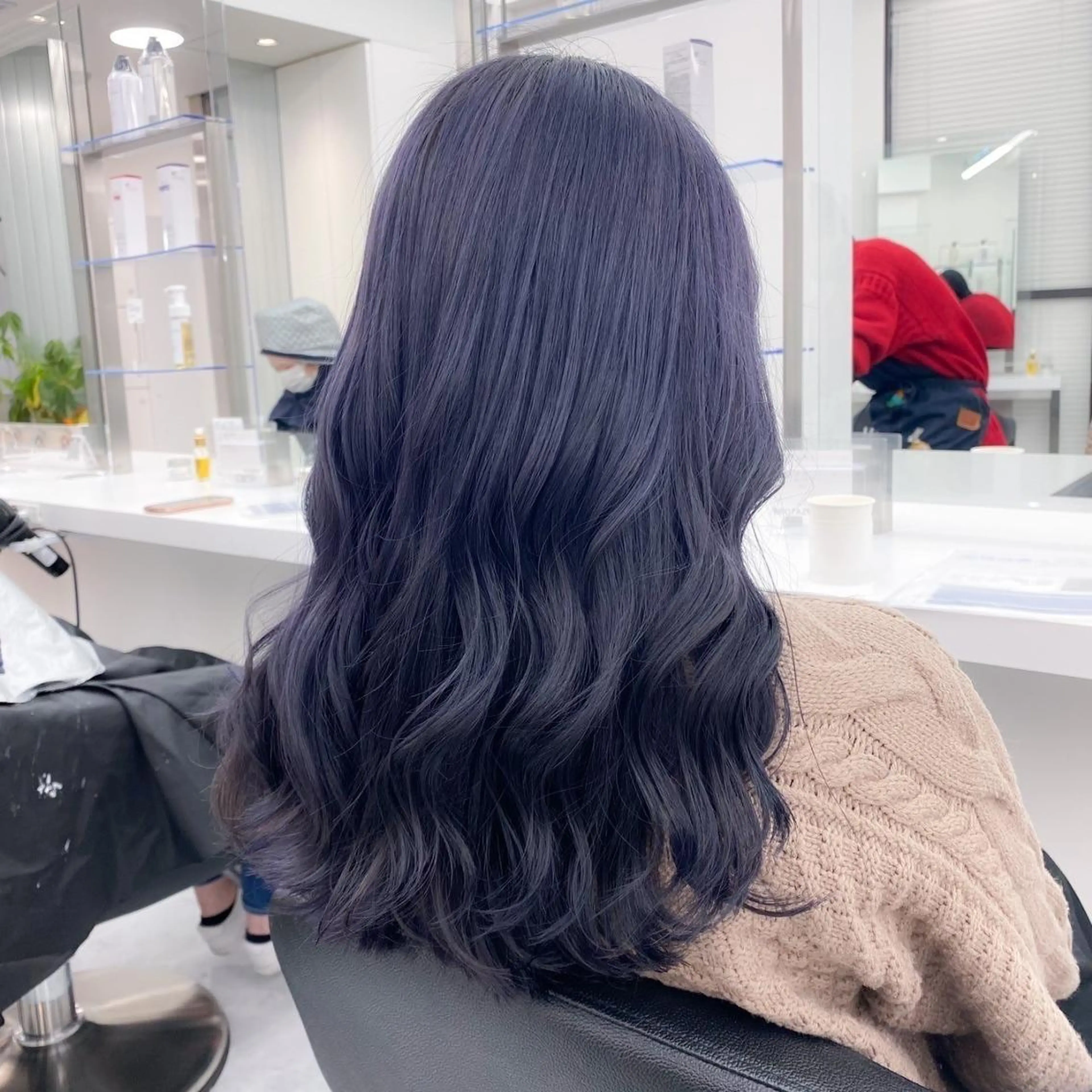 カラー 🤍ྀི透ける寒色 Cocoa🤍ྀིのヘアスタイル