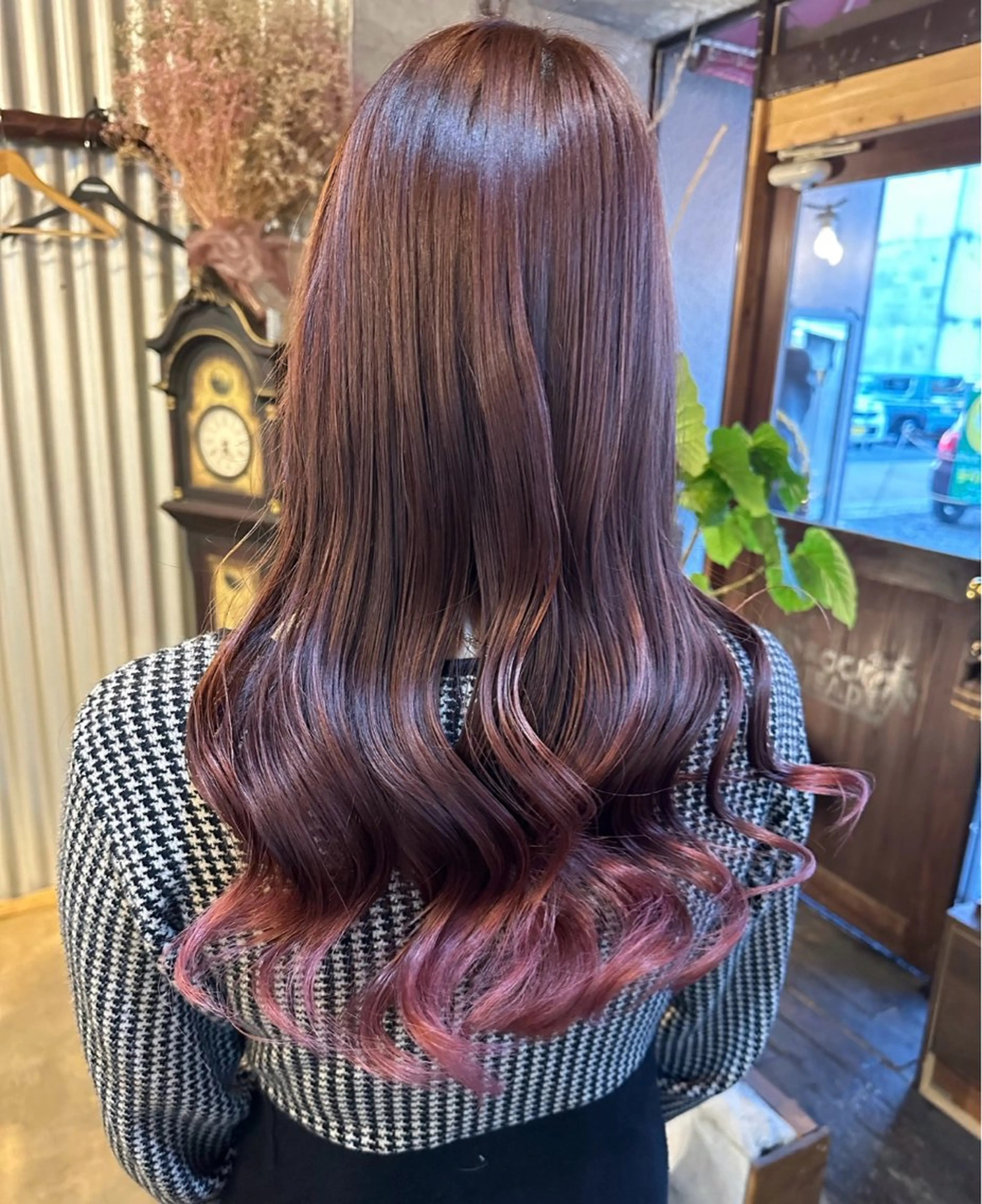 ロング ヘアカラー トリートメント 玉木 育実のヘアスタイル