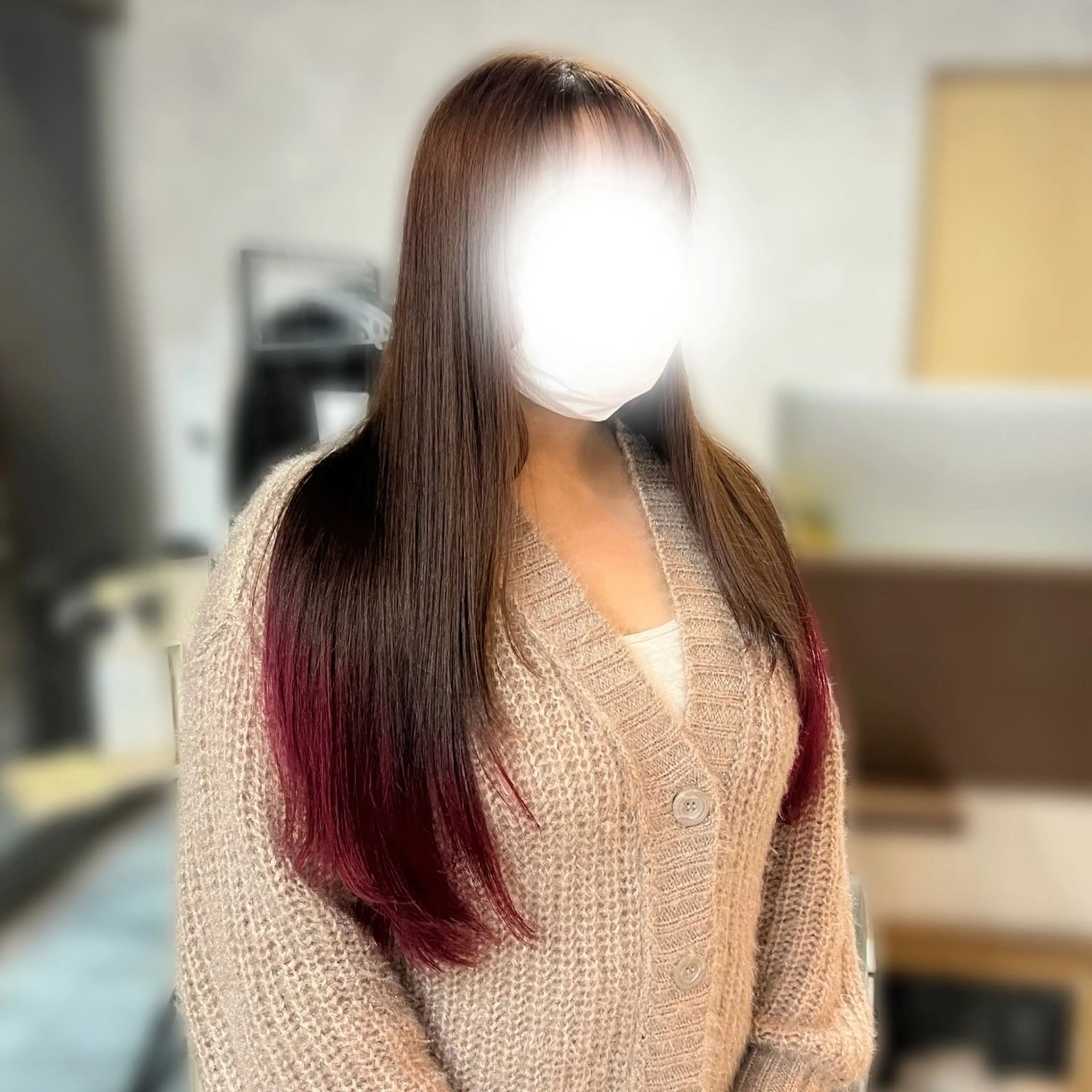 ロング 平野 優菜 / minim 艶カラーのヘアスタイル