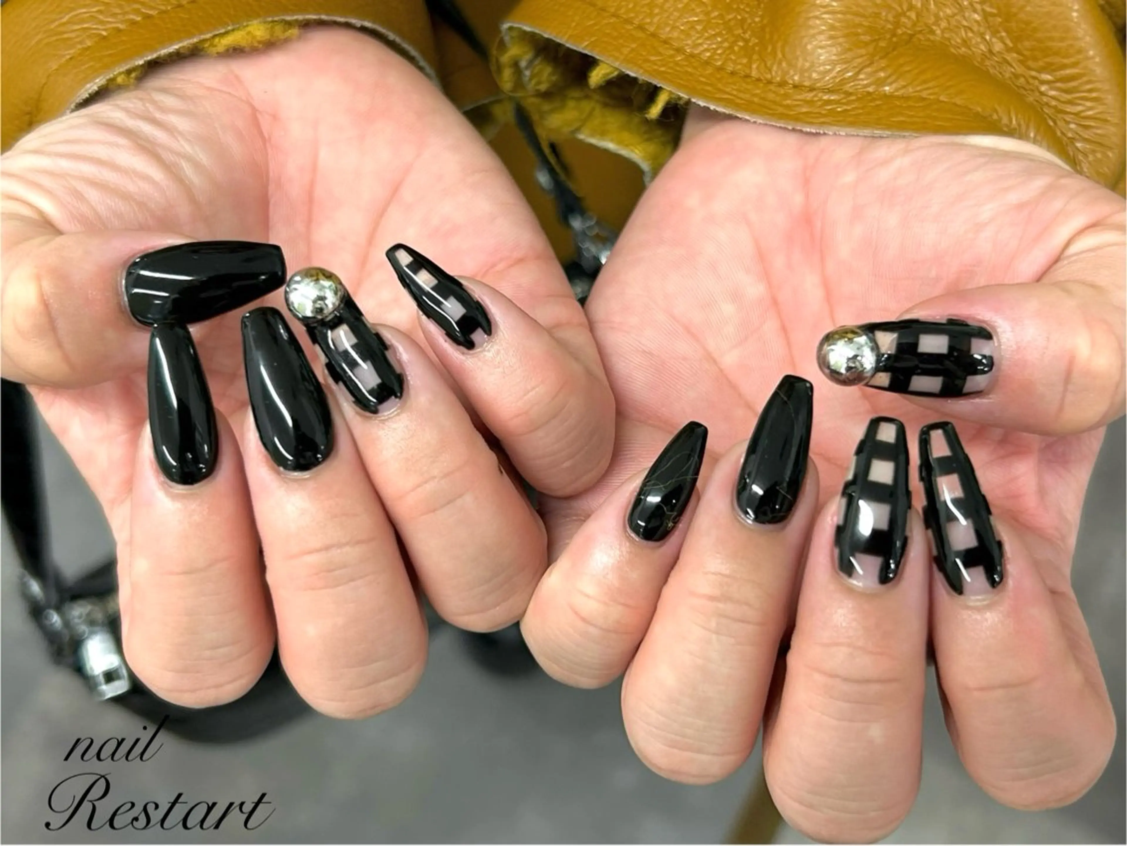 ロング ハンドネイル nail Restart所属・Restart YURIのネイルデザイン