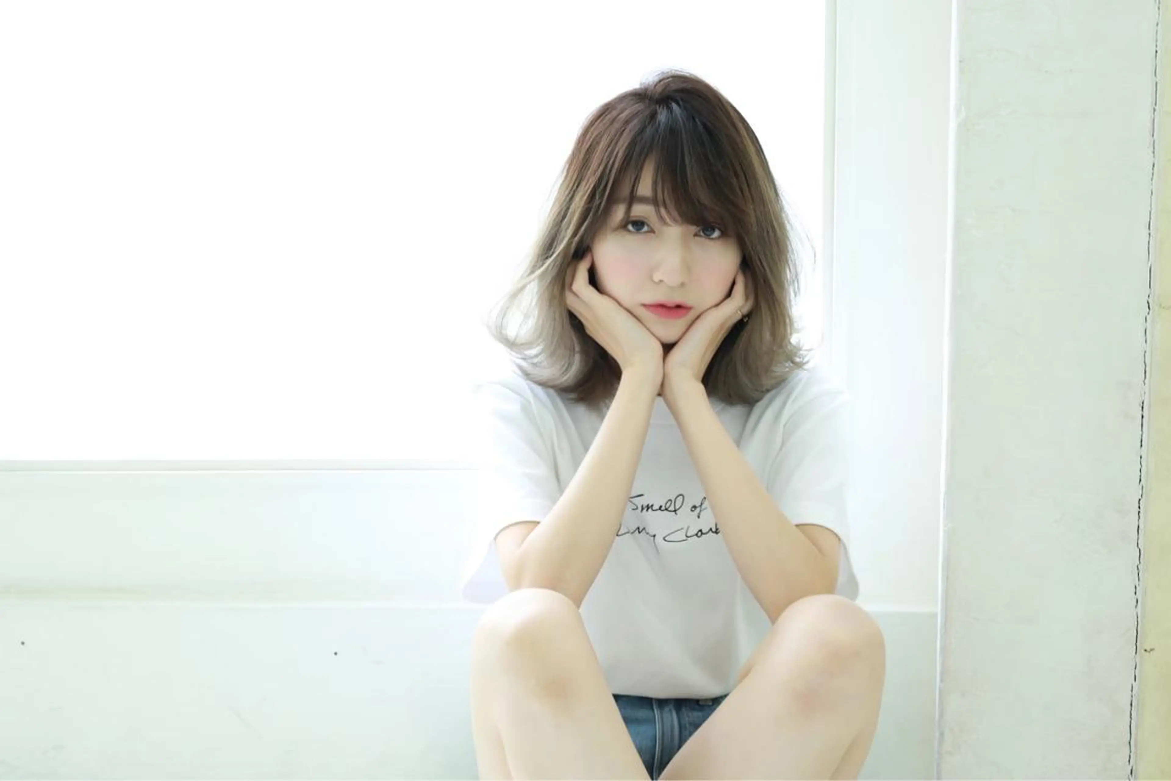 ミディアム 韓国ヘア🕊村上 ののこ🕊のヘアスタイル