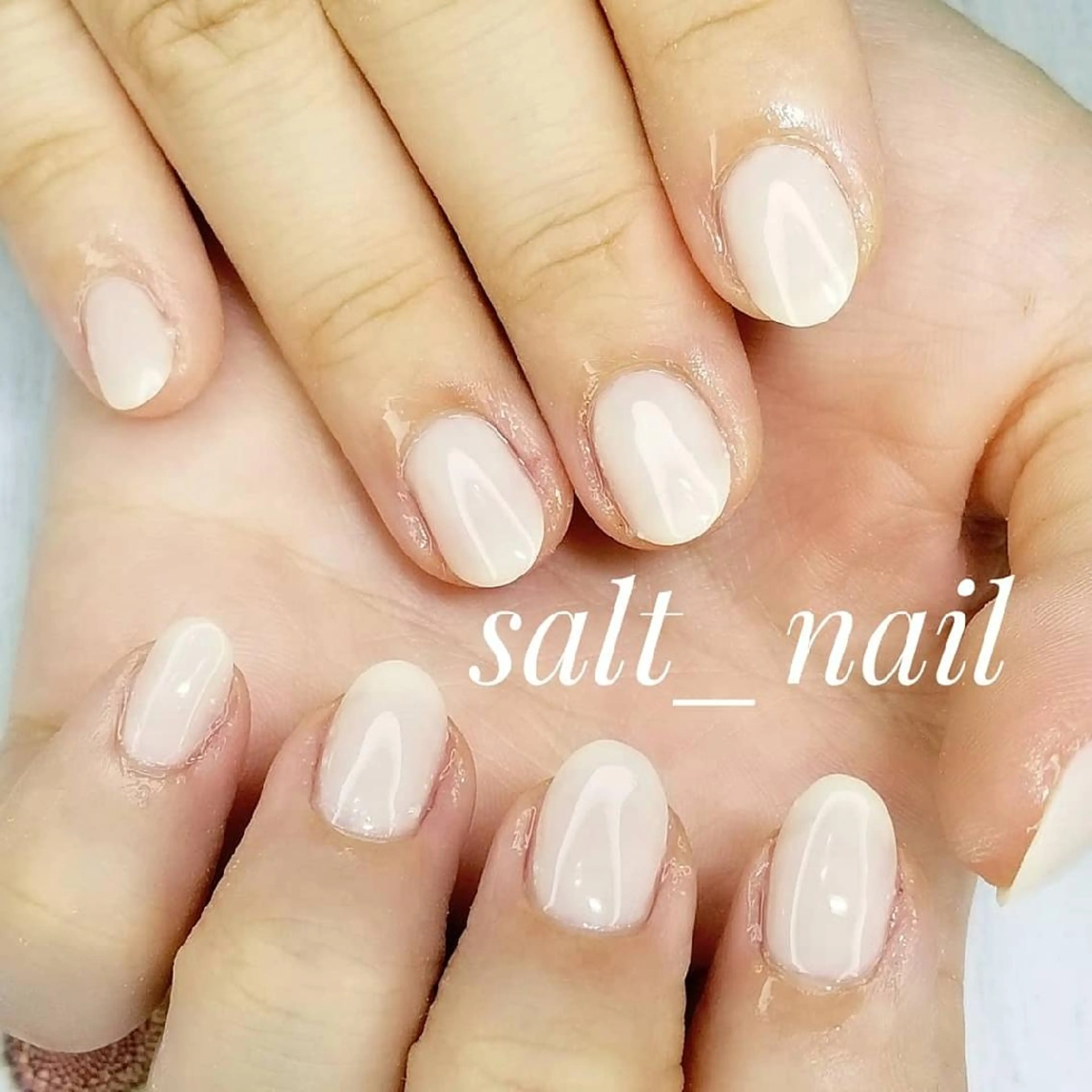 ネイル ワンカラーネイル シンプルネイル 個人サロン saltnailのネイルデザイン