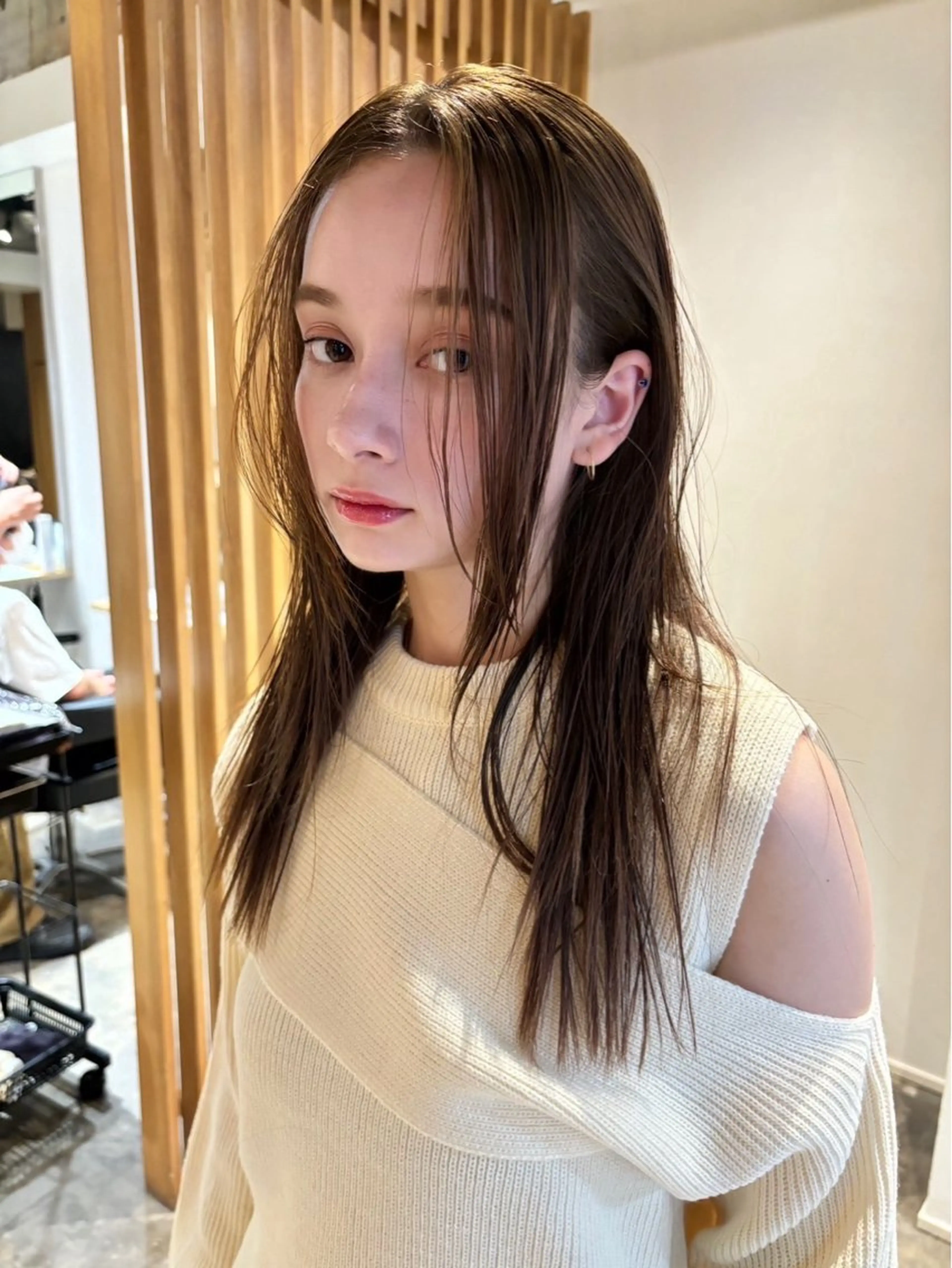 ロング YUKI 新宿カット パーマ/カラーのヘアスタイル