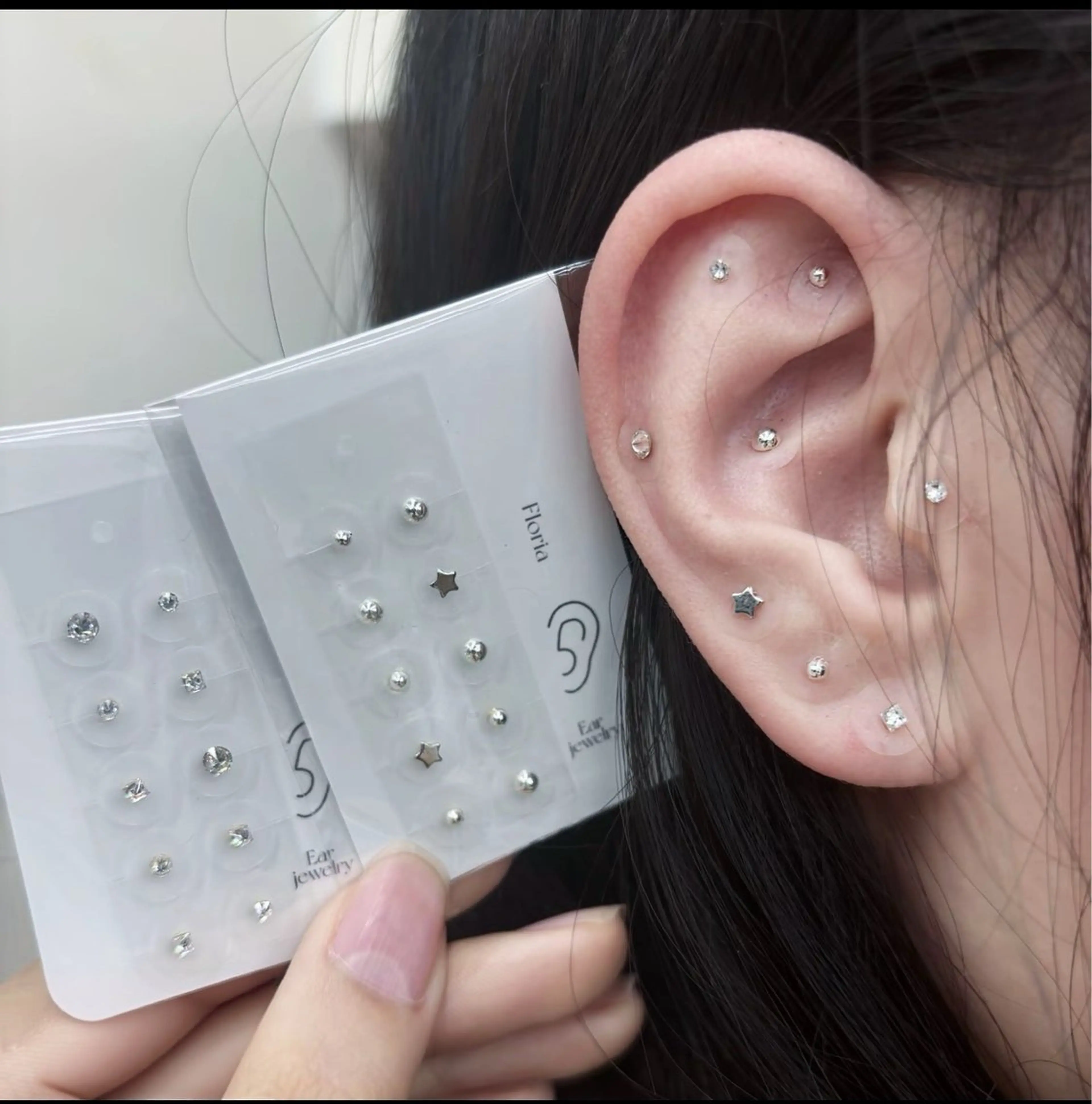 【可愛いのに整う!話題沸騰】耳ツボジュエリー10粒¥3500円の写真