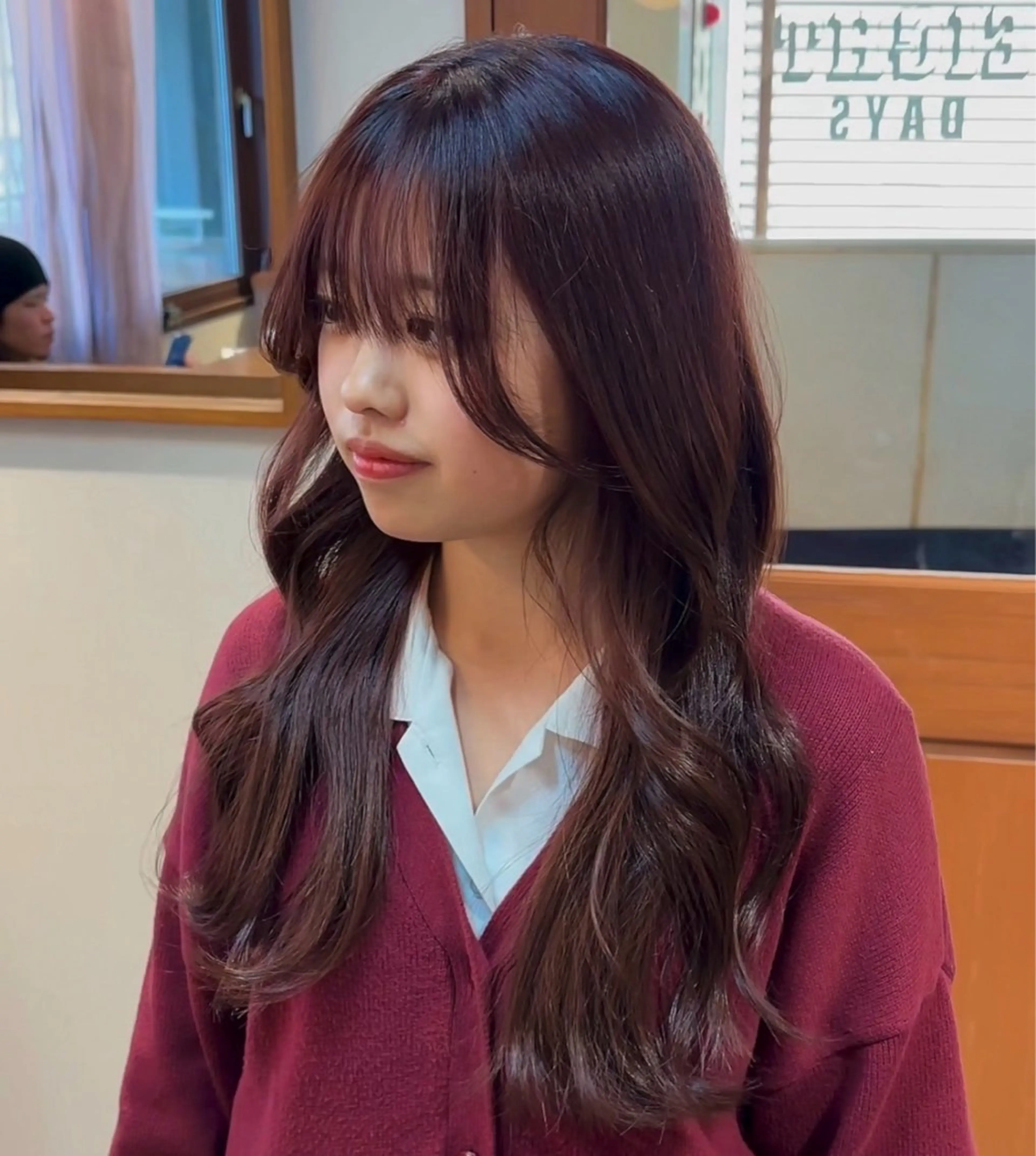 ロング カラー ヘアカラー 海愛 🩵のヘアスタイル