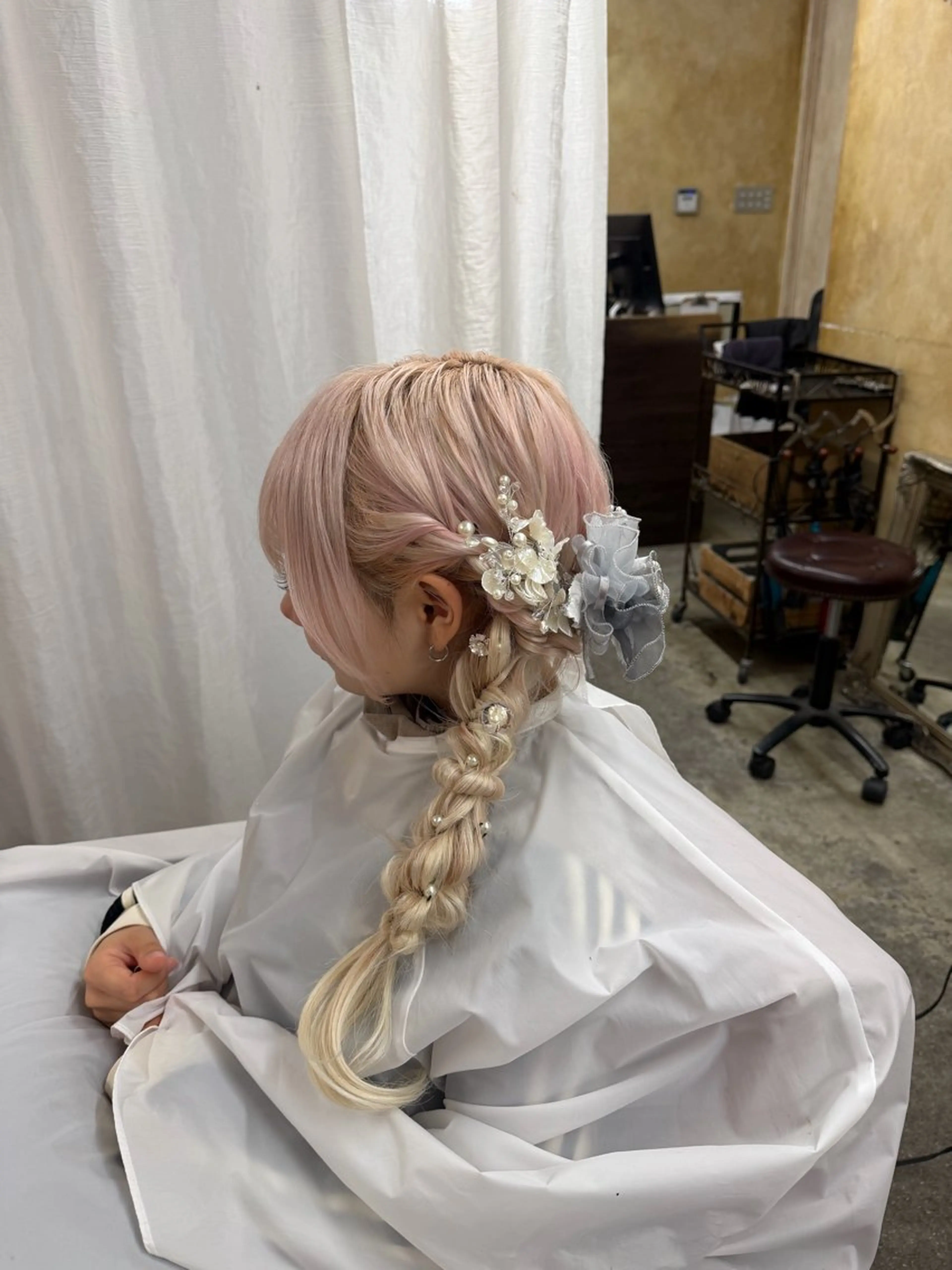 ロング ヘアセット ともざねゆか UniQ/岡山駅のヘアスタイル