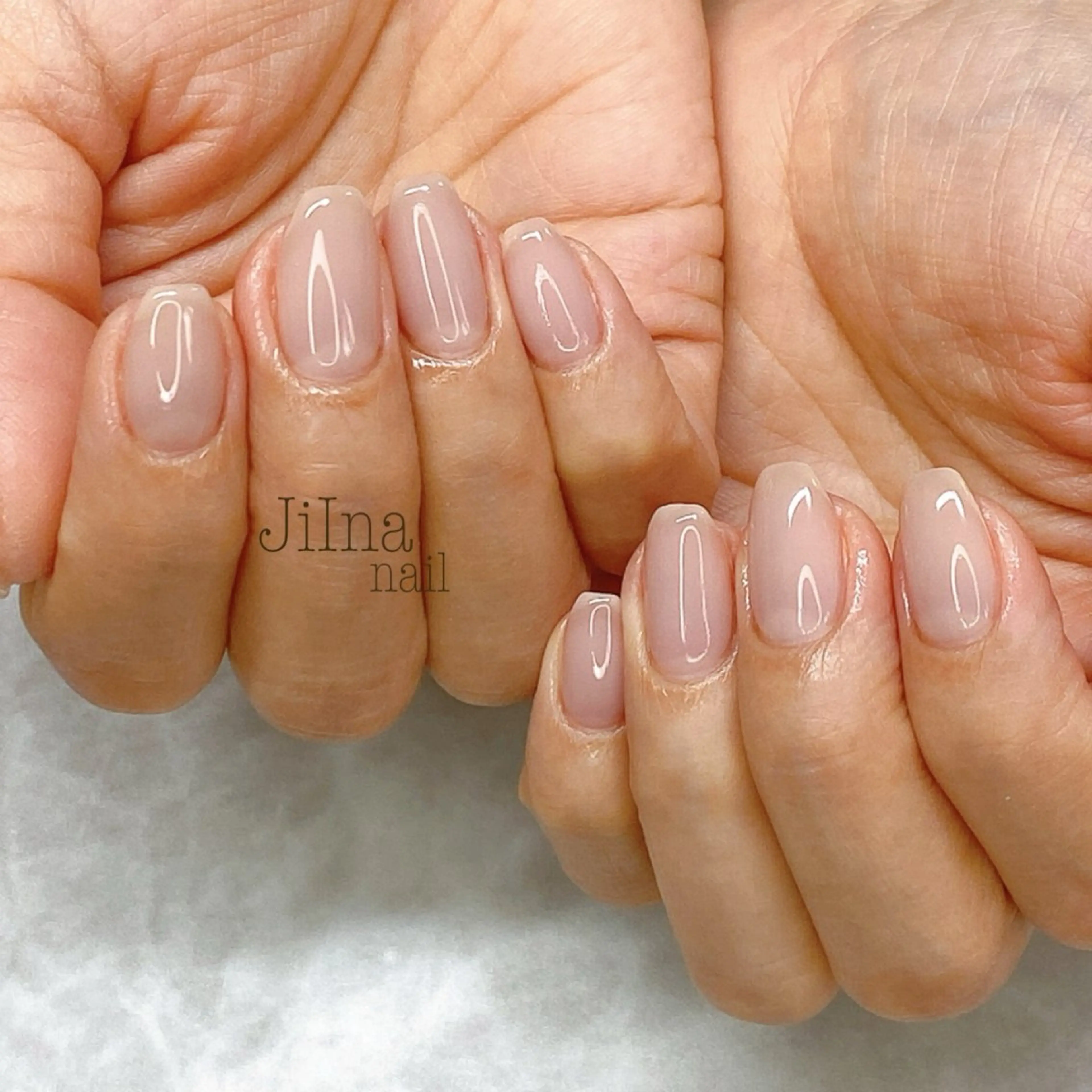 ネイル ワンカラーネイル JiIna nailのネイルデザイン