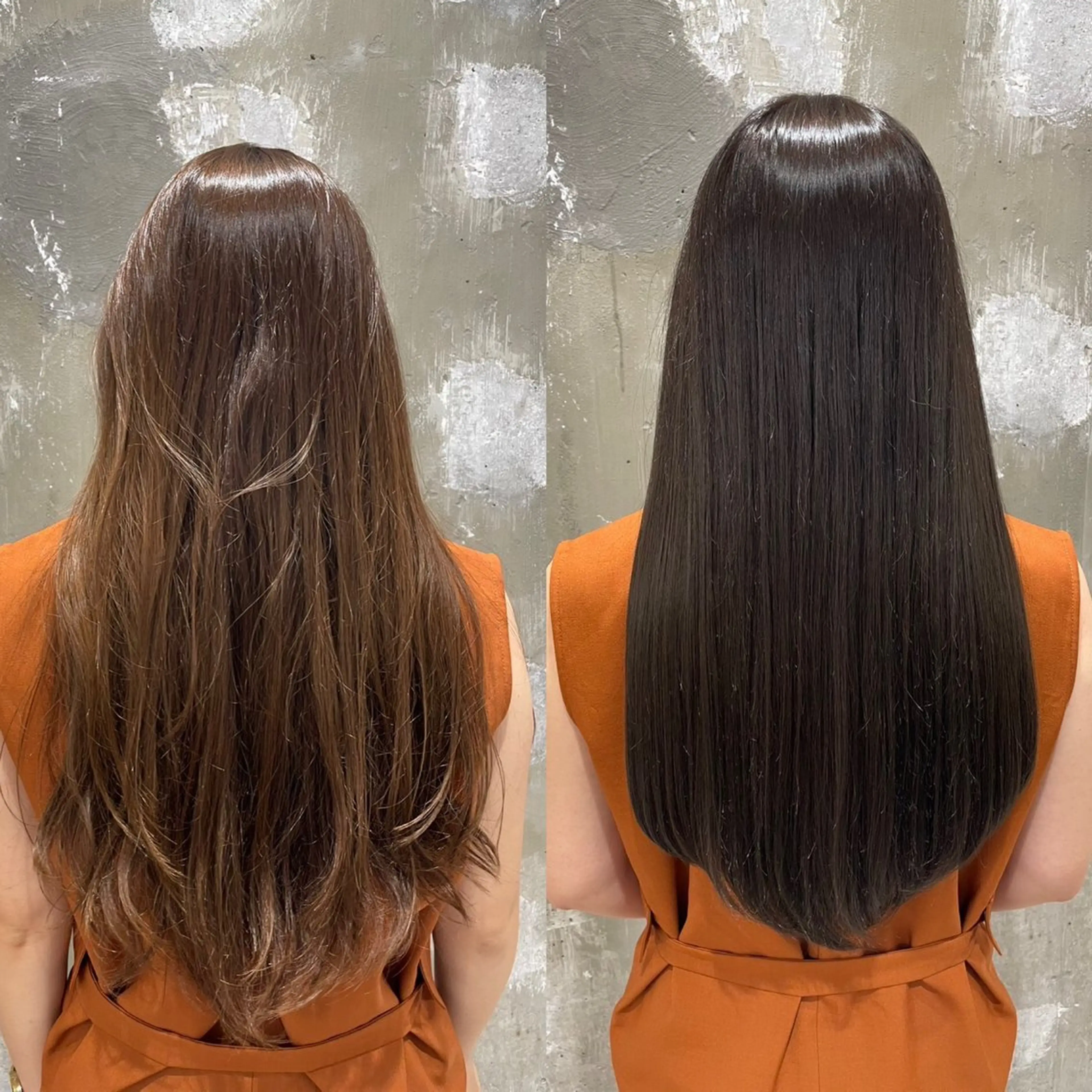 ロング アッシュ アッシュグレー トリートメント カット ヘアカラー Kro/ダブルカラー /ハイトーン/千葉駅のヘアスタイル