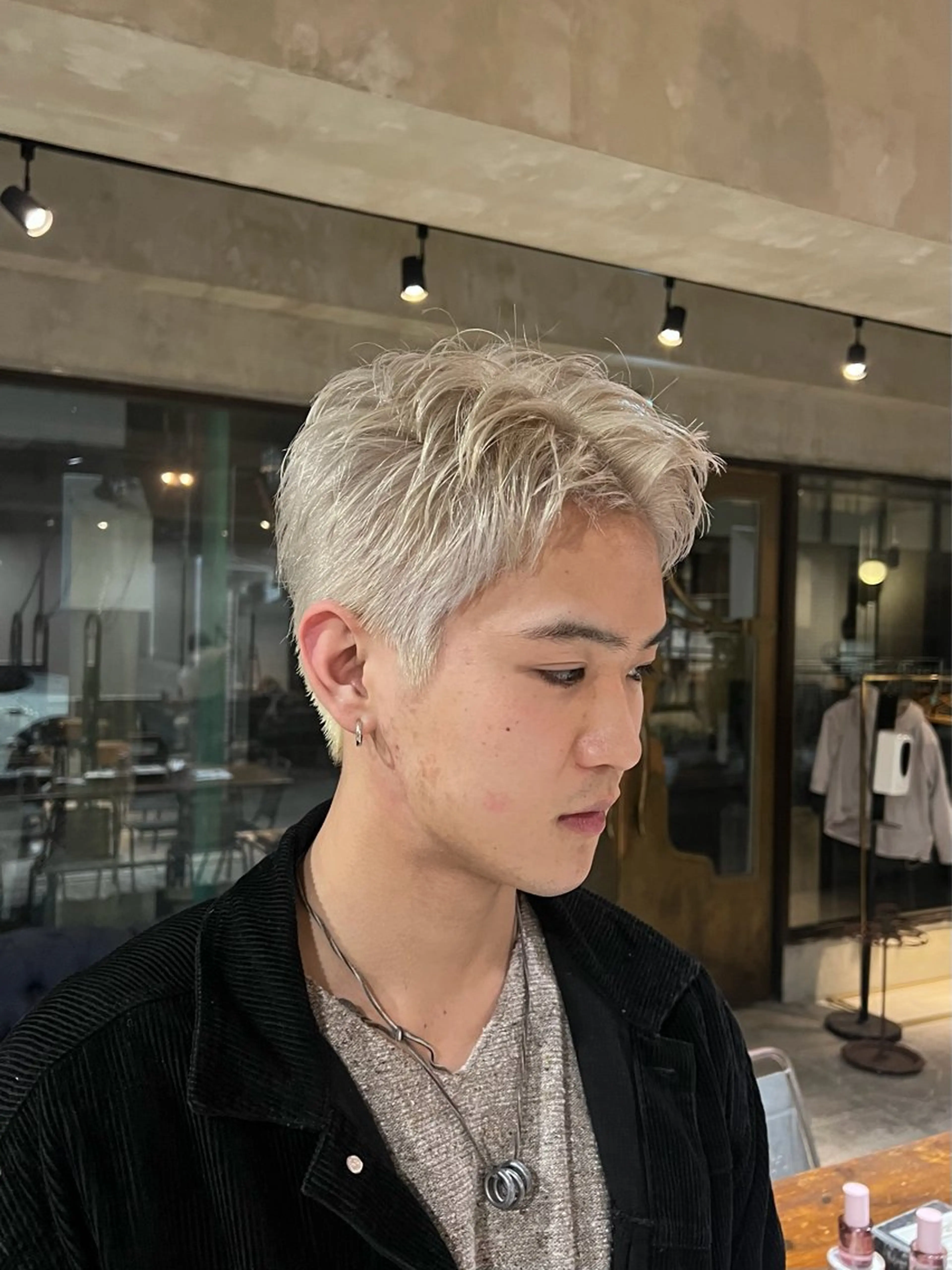 ショート カラー ヘアアレンジ メンズ カット ヘアカラー トリートメント レイヤー/艶髪矯正 🪐takushiのヘアスタイル