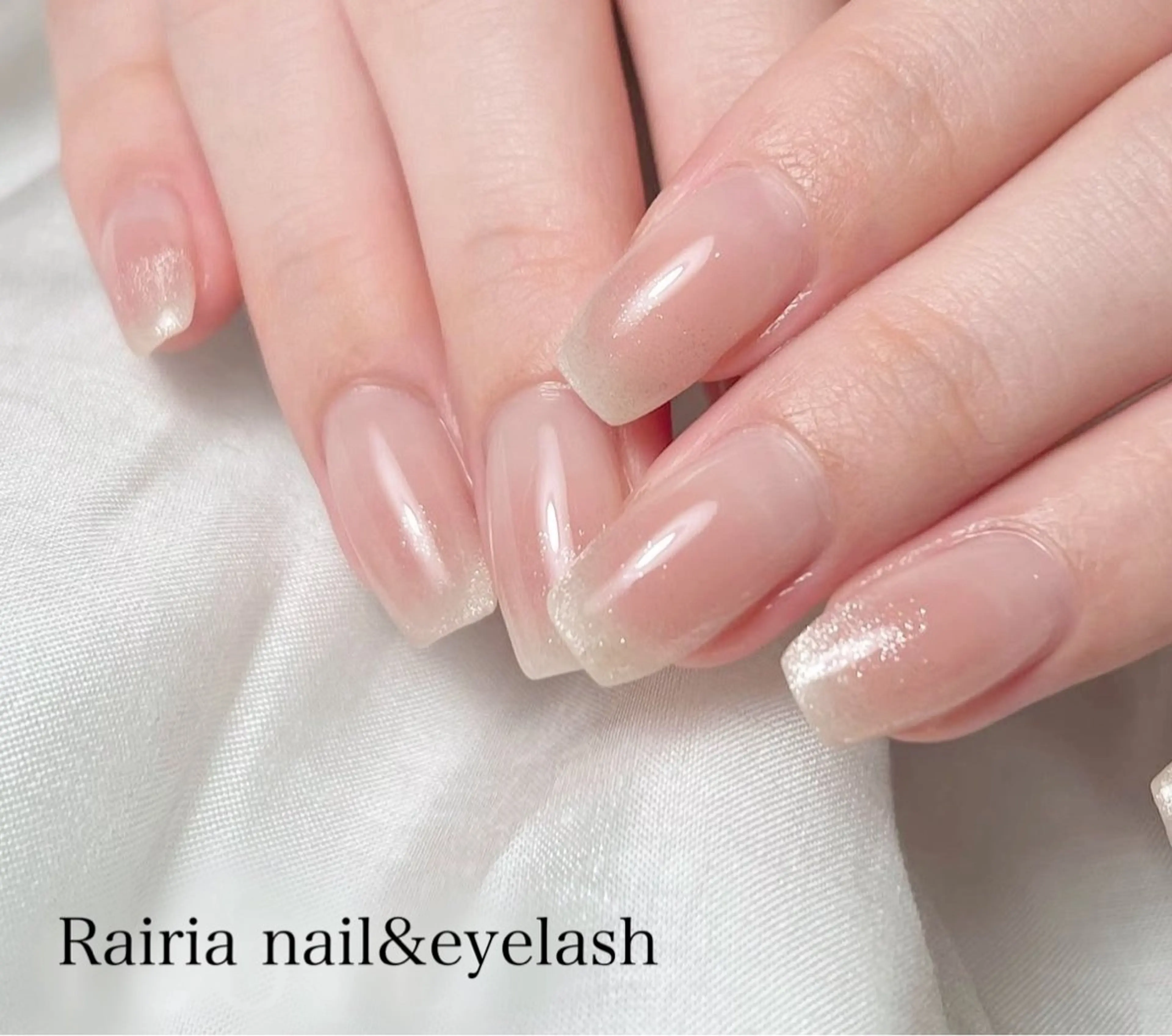 ネイル グリーン 持ち込み ハンドネイル Rairia nail本八幡店のネイルデザイン