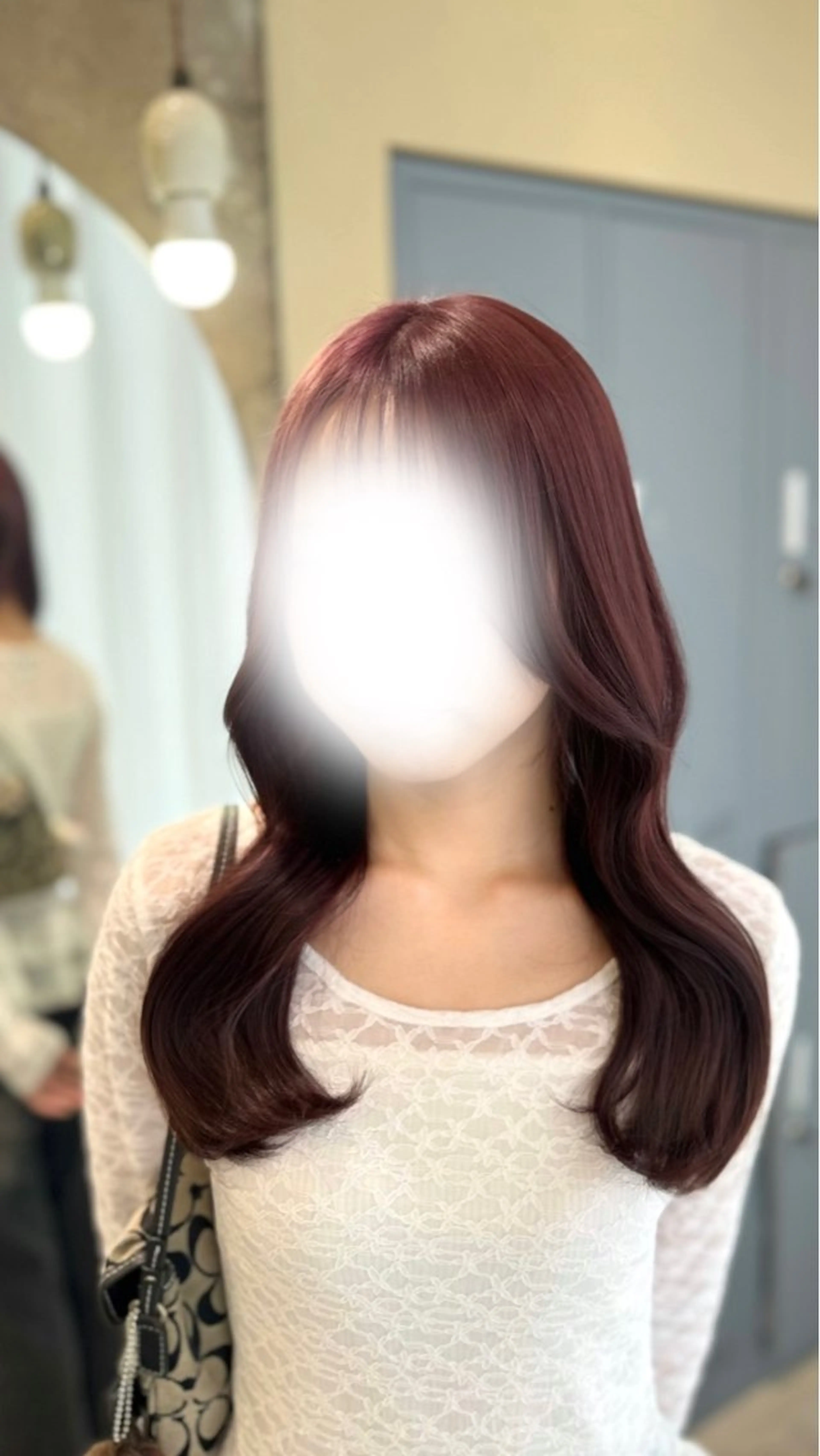 セミロング ヘアカラー GEM lit soraのヘアスタイル
