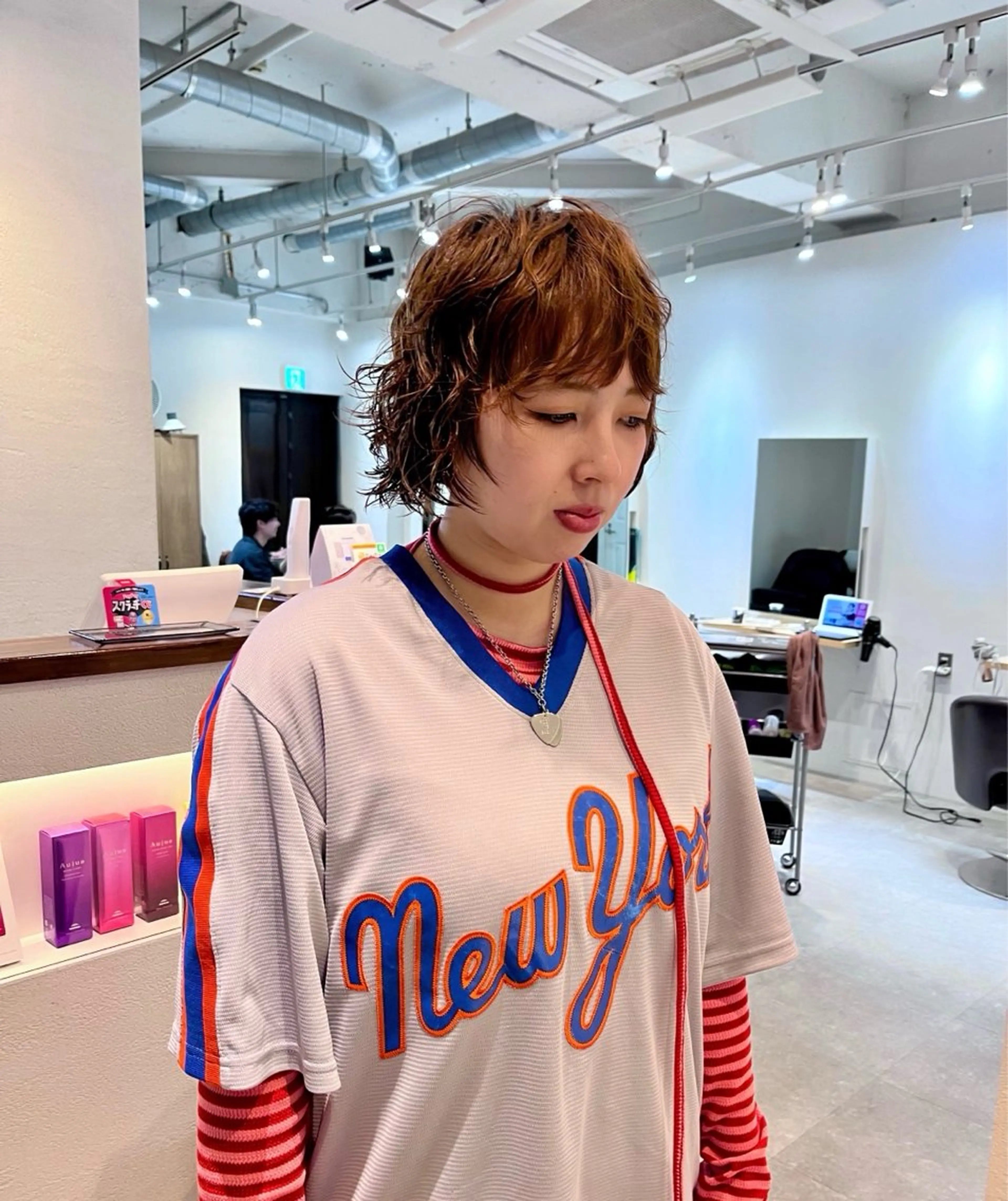 ショート パーマ ボブ カット パーマ ヘッドスパ benji 学芸大学所属・朝が楽なパーマ 🌱ショート/緒方椋のヘアスタイル