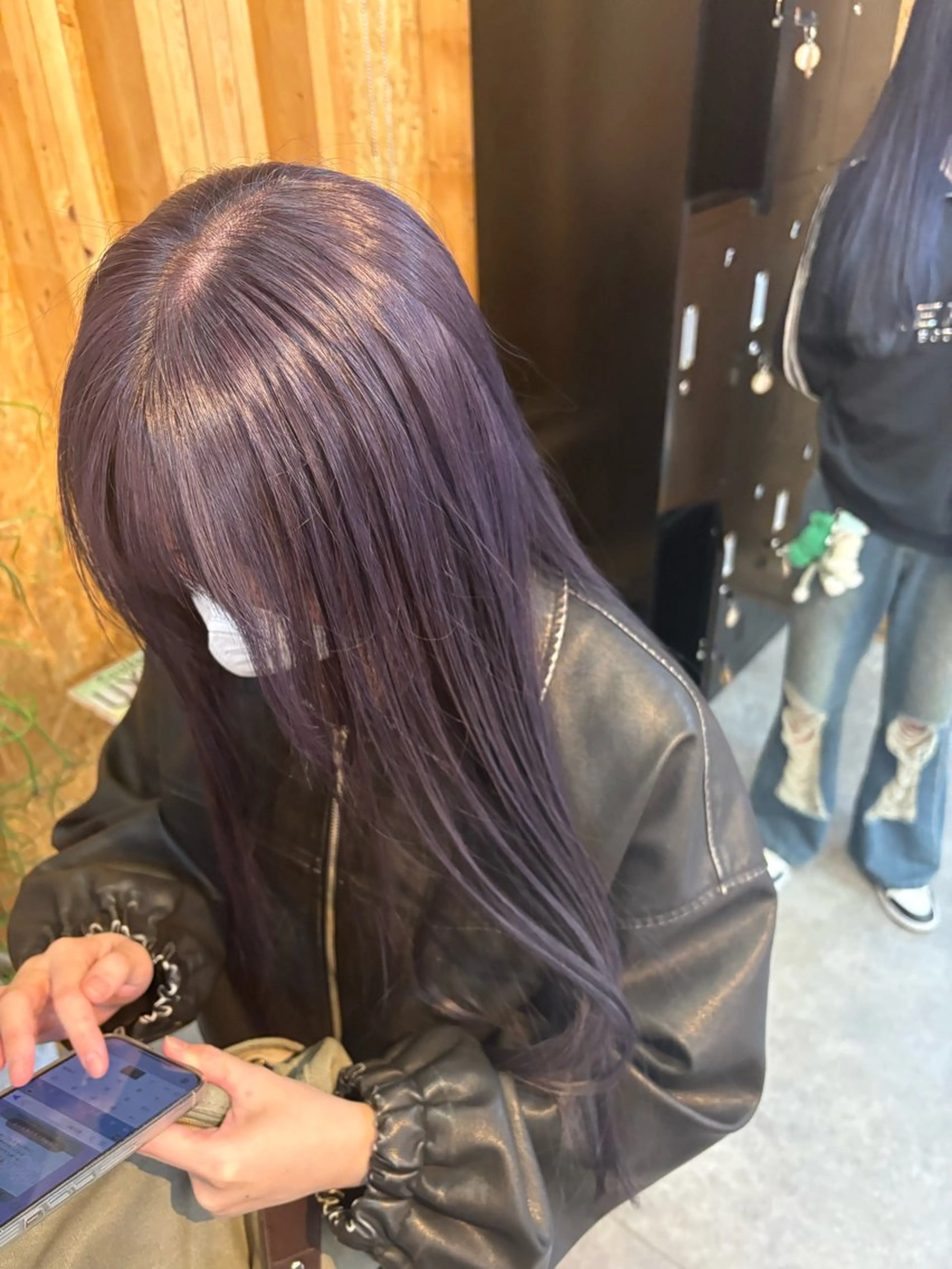 カラー ヘアカラー トリートメント まろみ暖色×ボブ ×chia🕯のヘアスタイル