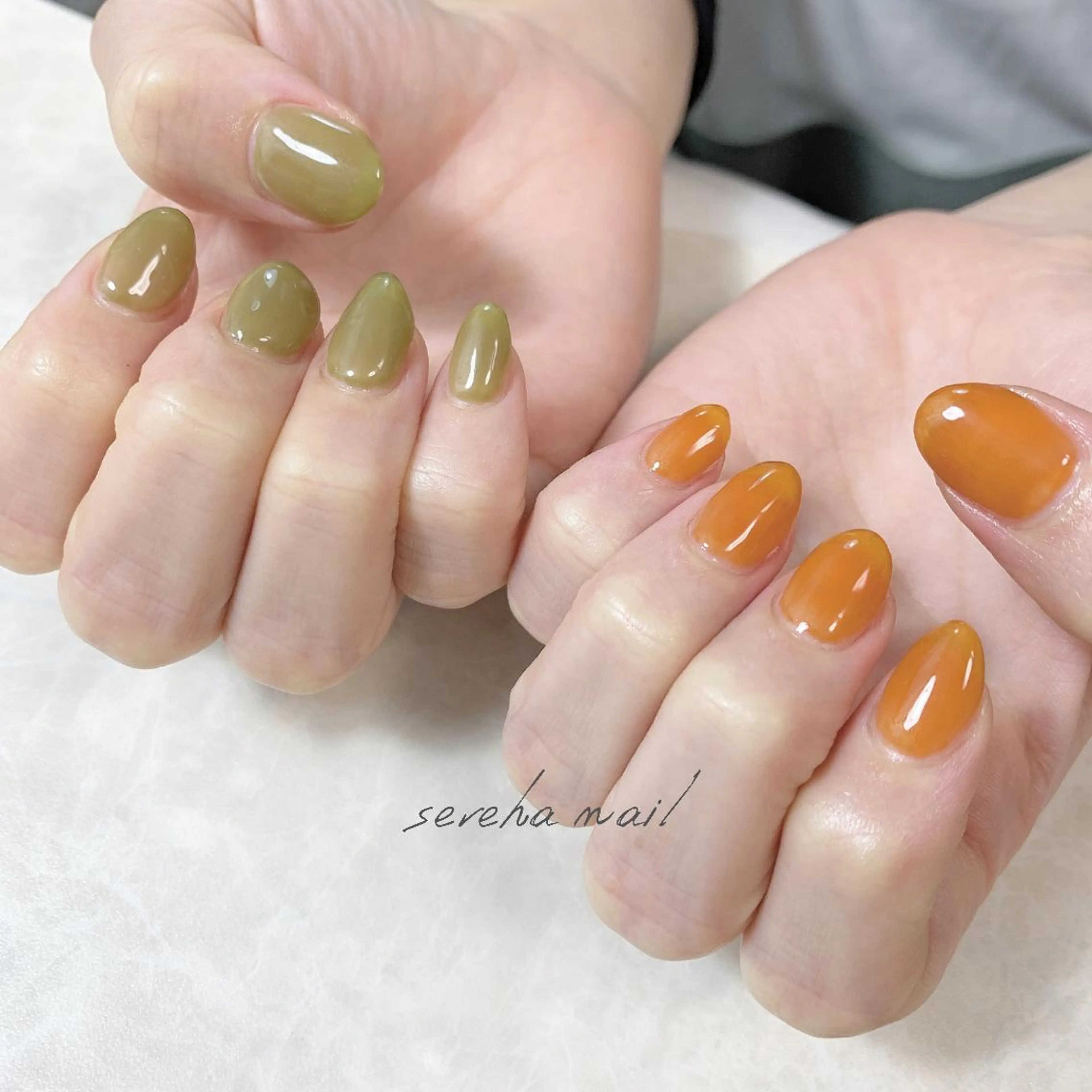 ネイル ワンカラーネイル sereha nailのネイルデザイン