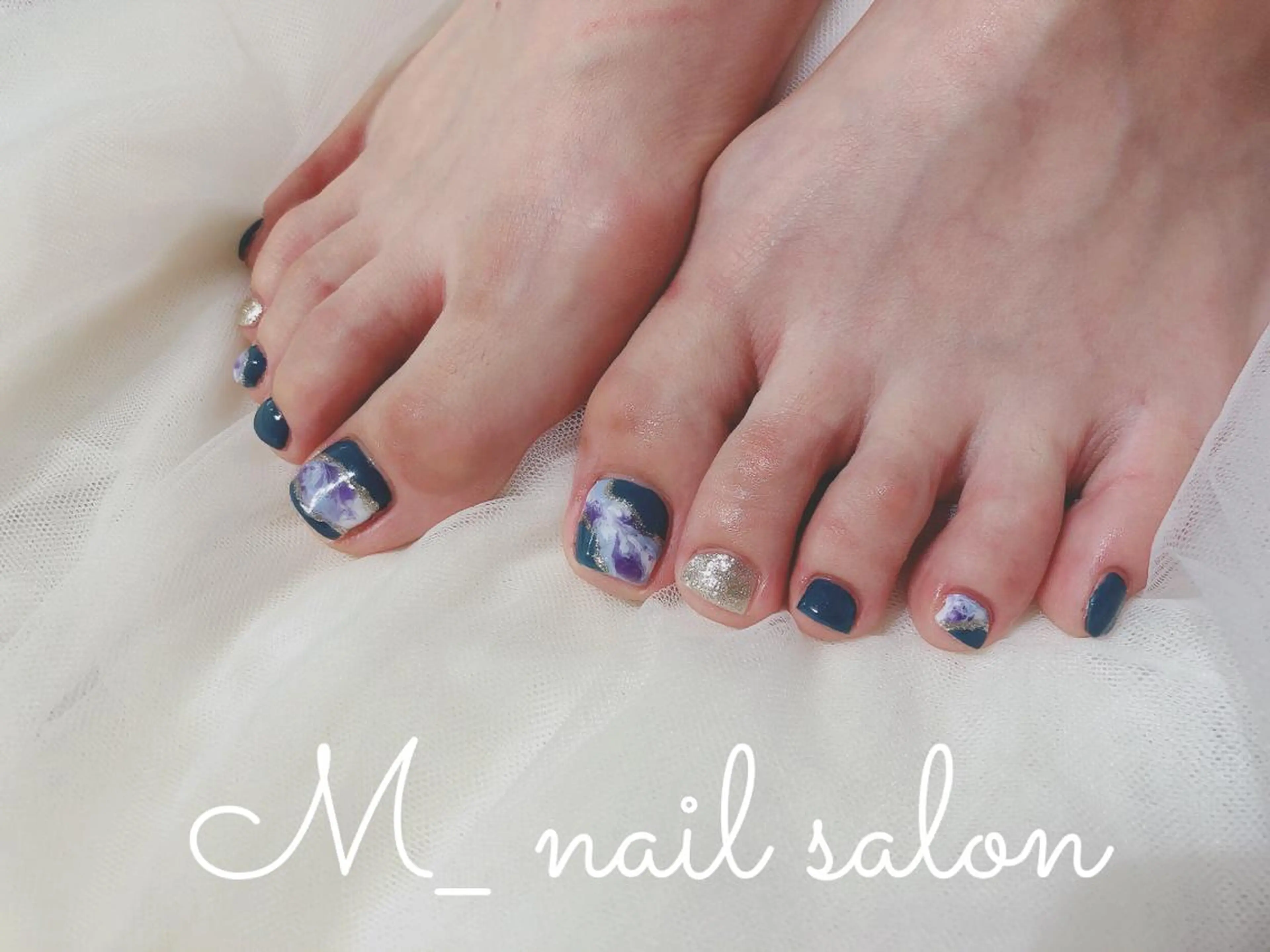 ネイル フットネイル 持ち込み M_nail salon所属・M_ nail salonのネイルデザイン