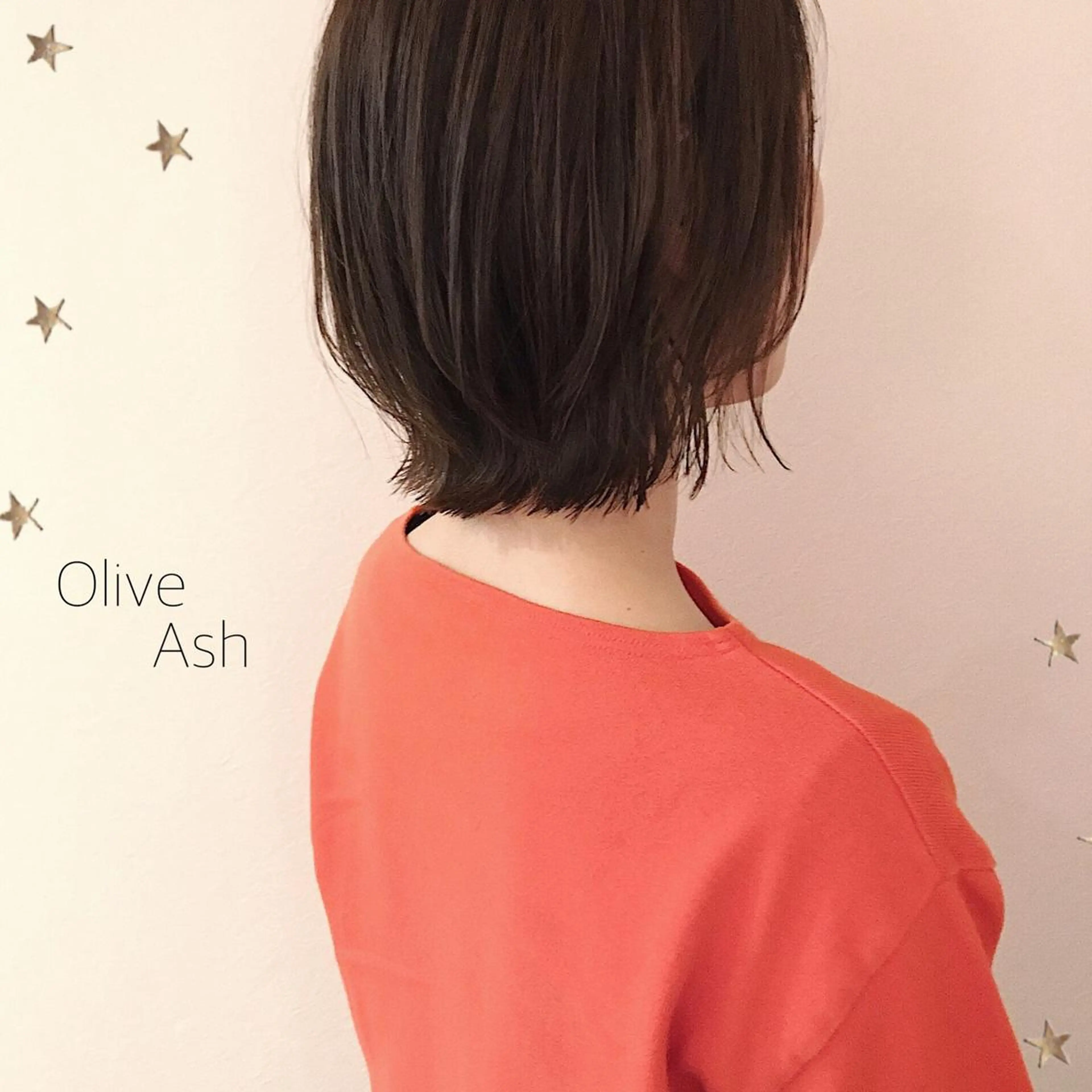 ミディアム カラー カット ヘアカラー 市川 千夏のヘアスタイル