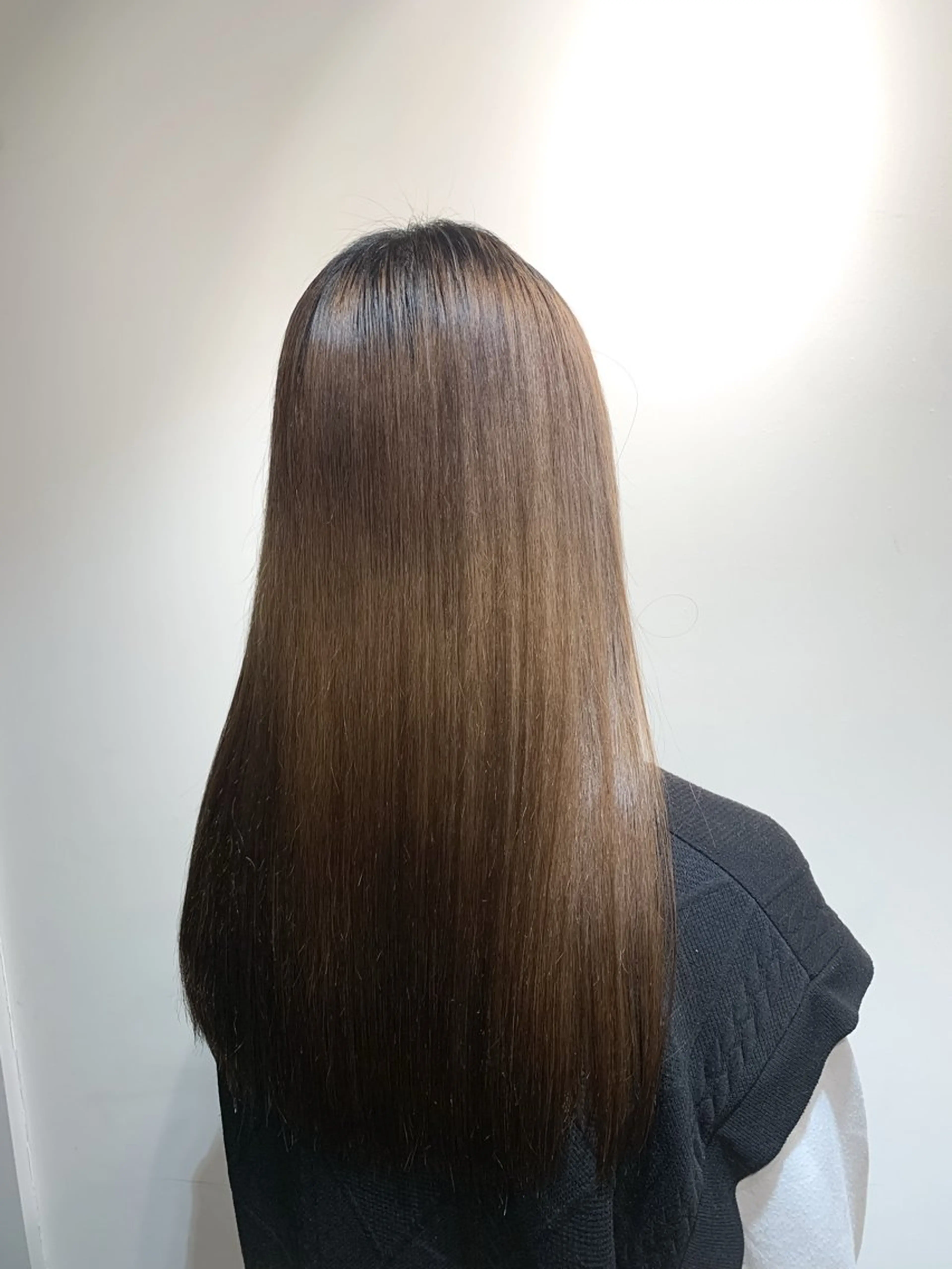 ロング パーマ ブリーチでもできる 縮毛矯正相原慎🌈のヘアスタイル