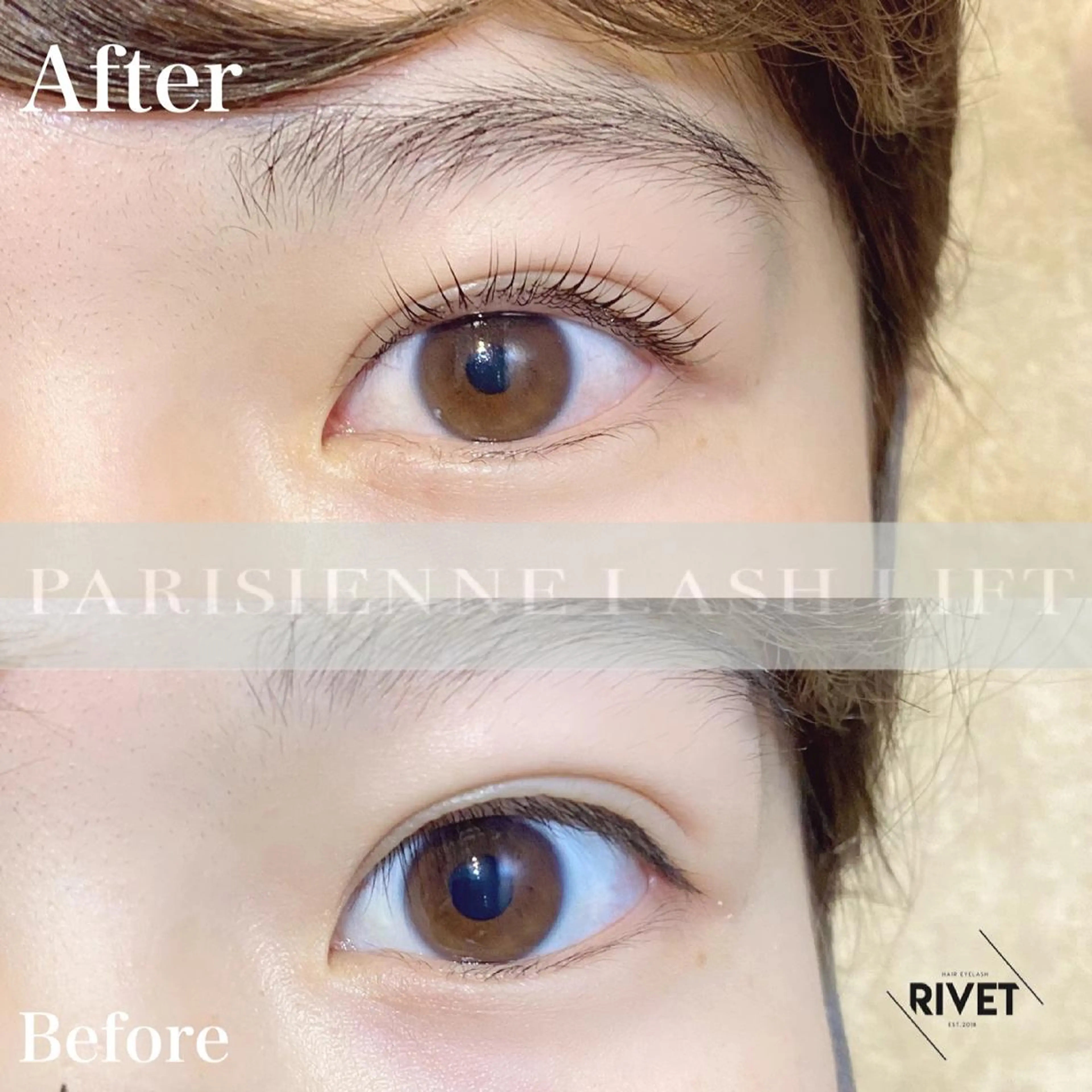 マツエク・マツパ パリジェンヌラッシュリフト マツパ RIVET furukawaのマツエク・マツパデザイン