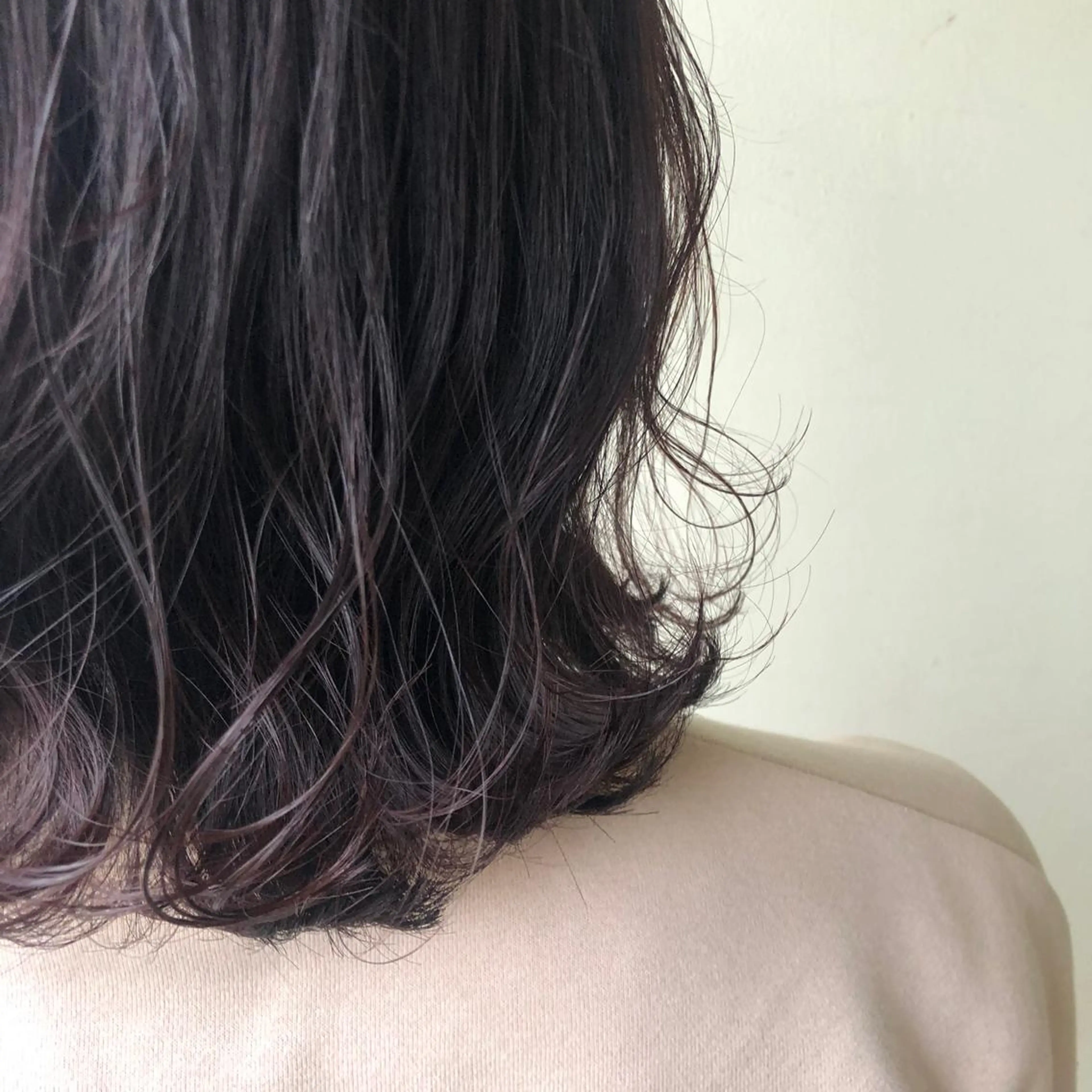 ミディアム カット ヘアカラー 縮毛矯正 トリートメント 🌻韓国風ヘア🌻 ✨🌷ナナコ🌷のヘアスタイル