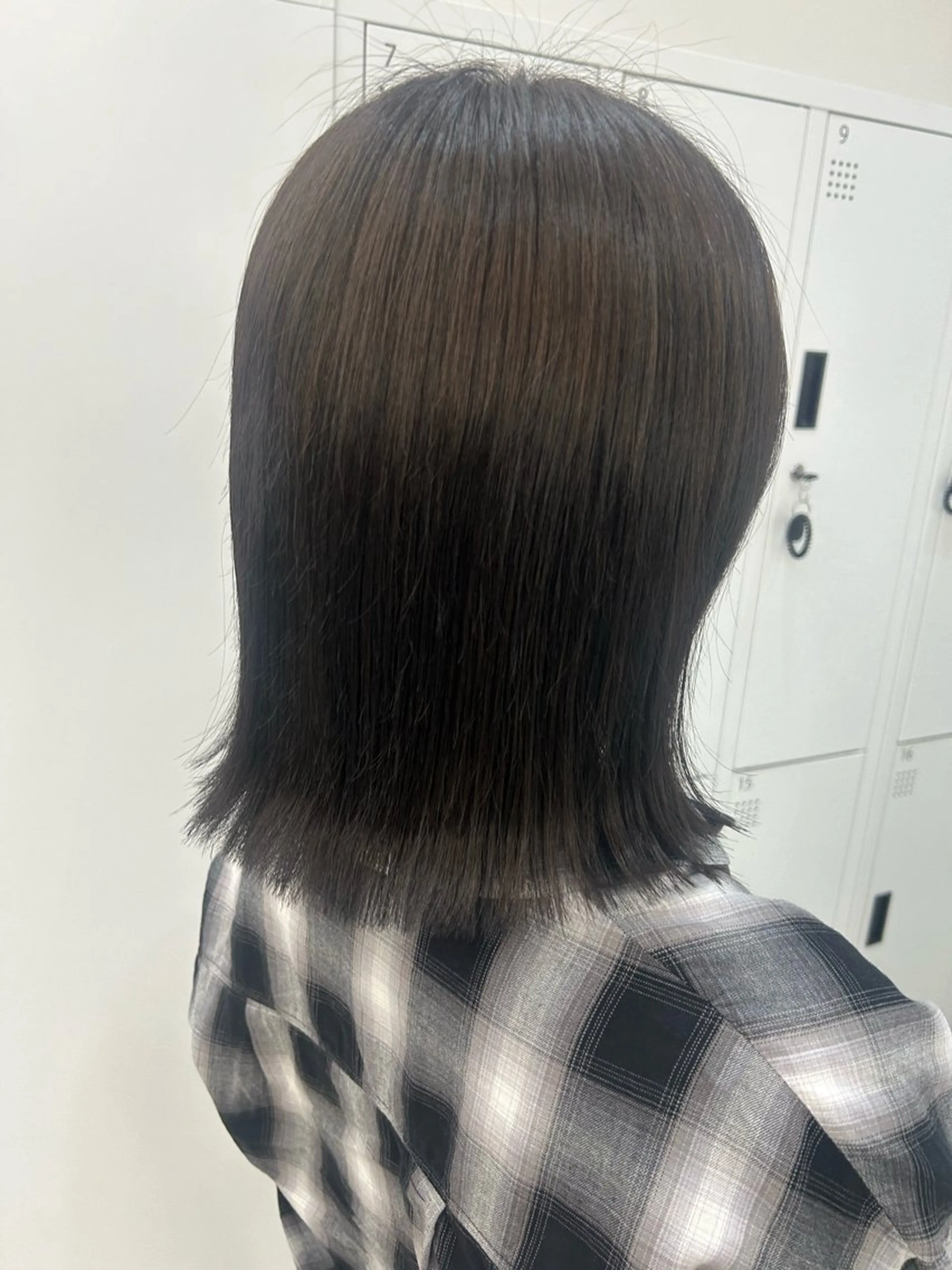 ミディアム ボブ/縮毛矯正/艶髪 /さのまなみのヘアスタイル