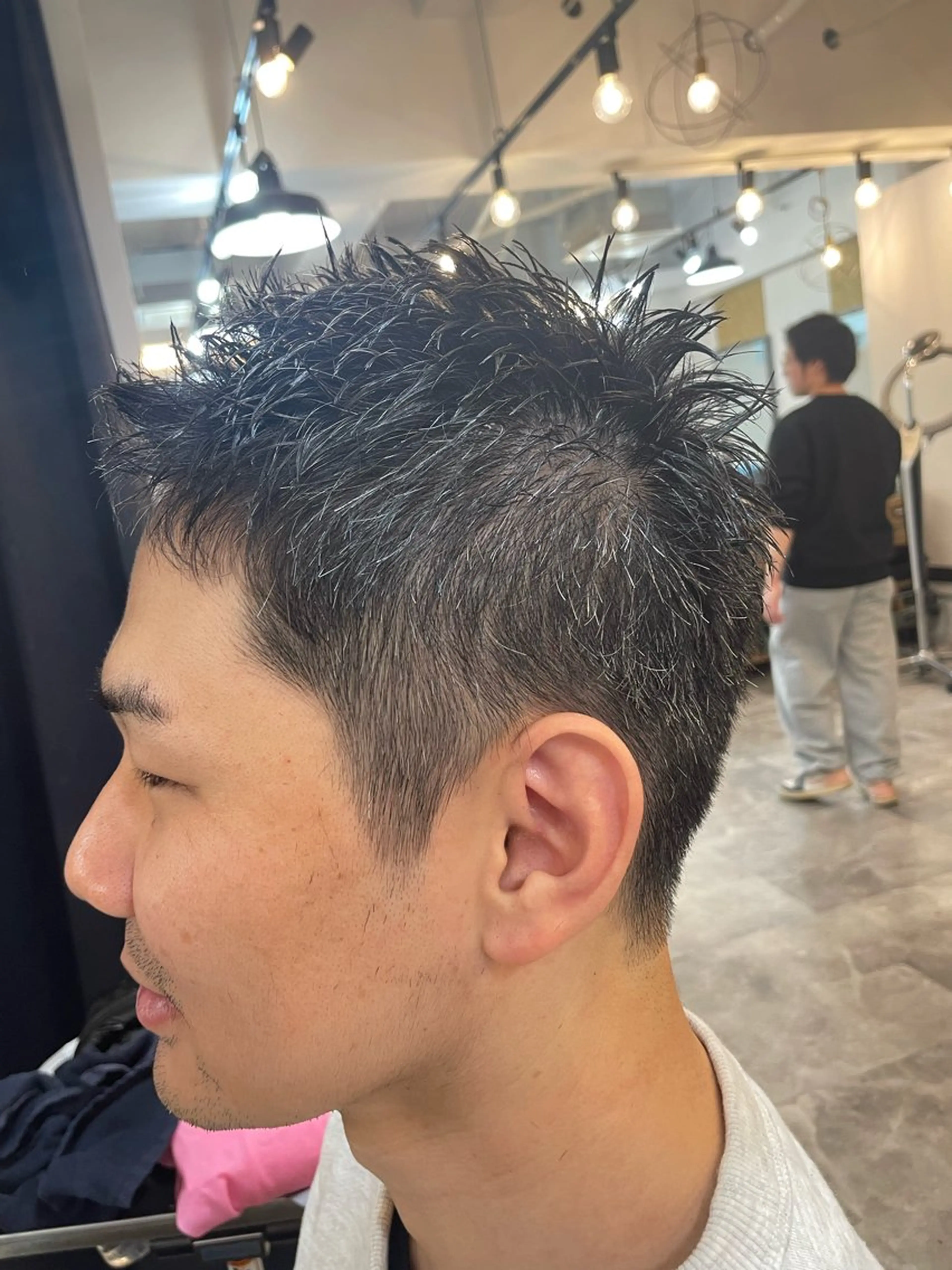 ショート メンズ 新宿/ハイトーン カラー/AKI🍎のヘアスタイル