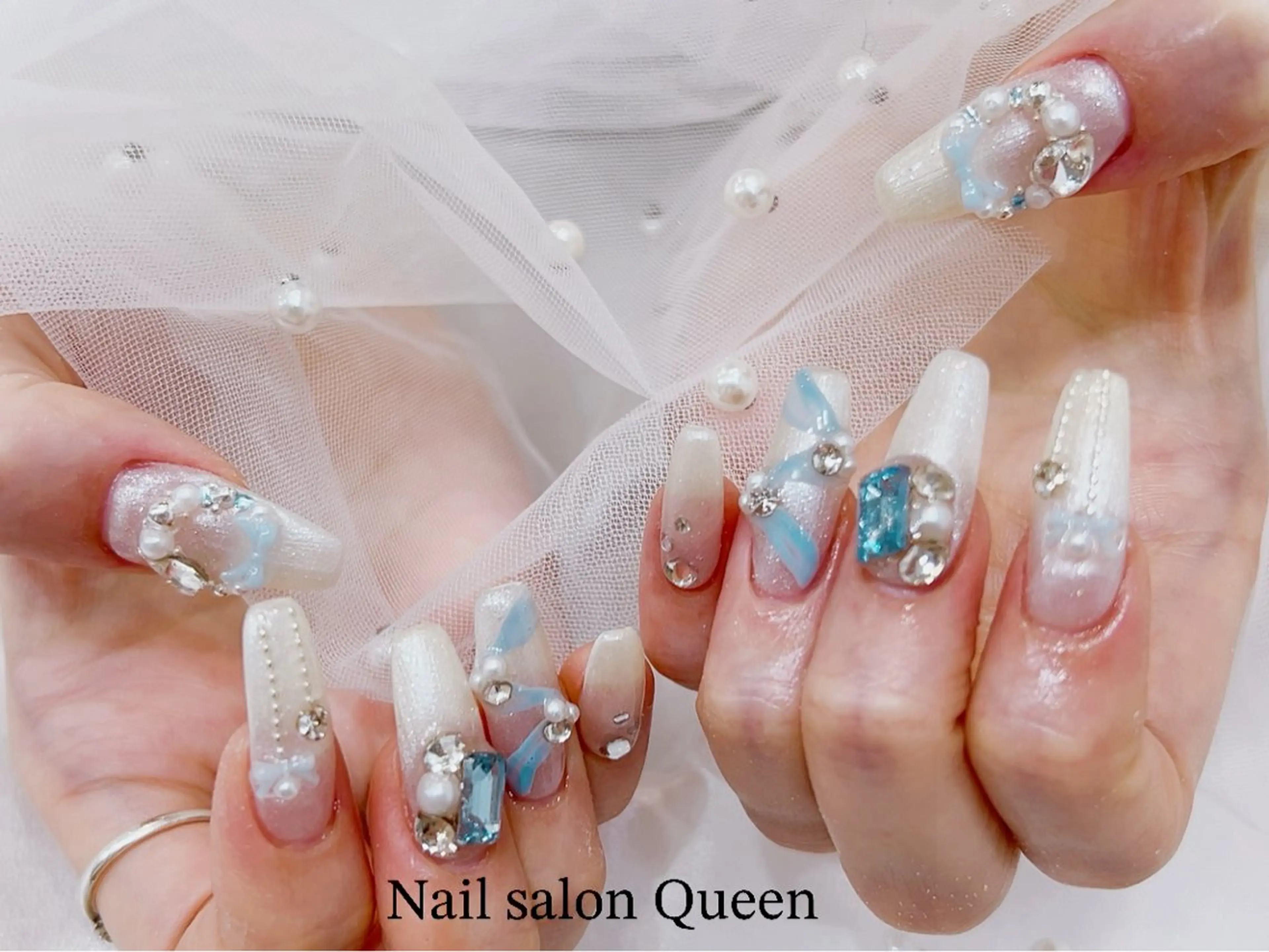 ネイル ハンドネイル ネイルサロンクイーン 東京/新宿/大久保のネイルデザイン