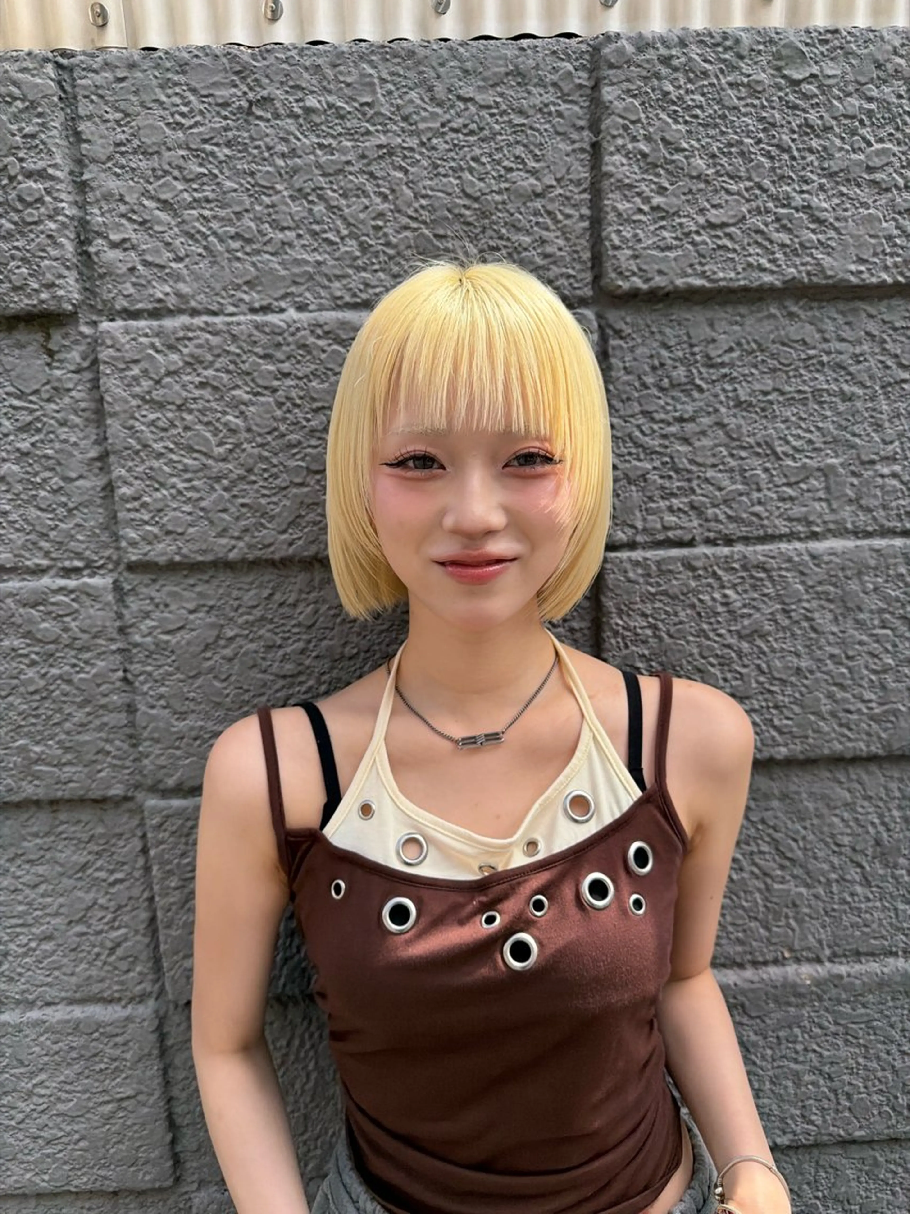 ショート カラー ボブレイヤー ブリーチ ブロンド ケアブリーチ 透明感カラー カット ヘアカラー 💎透明感カラー特化 💎TAISEIのヘアスタイル