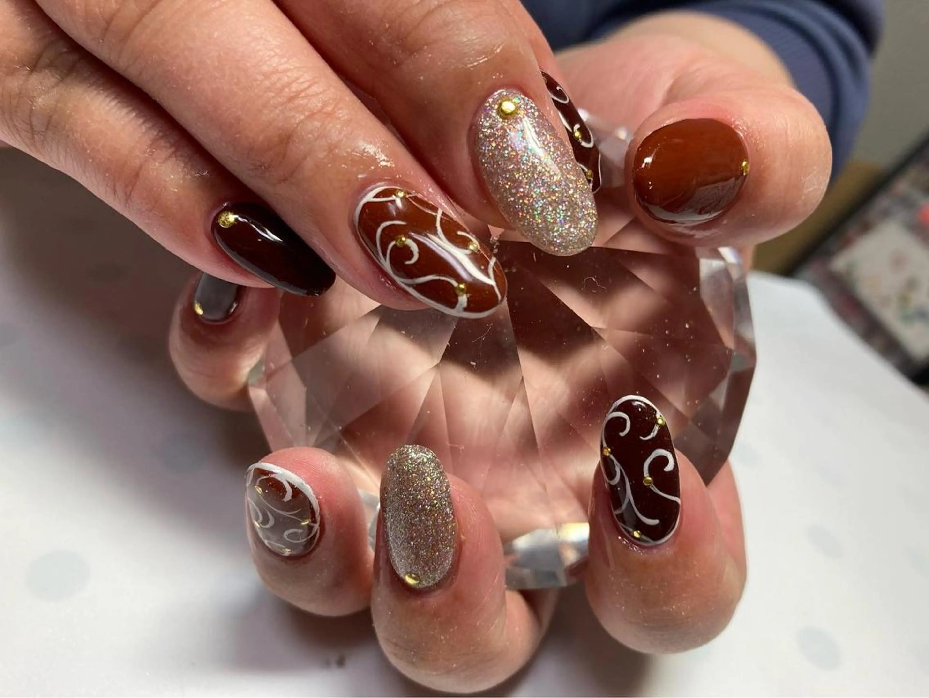 ミディアム ネイル nail yukkoのネイルデザイン