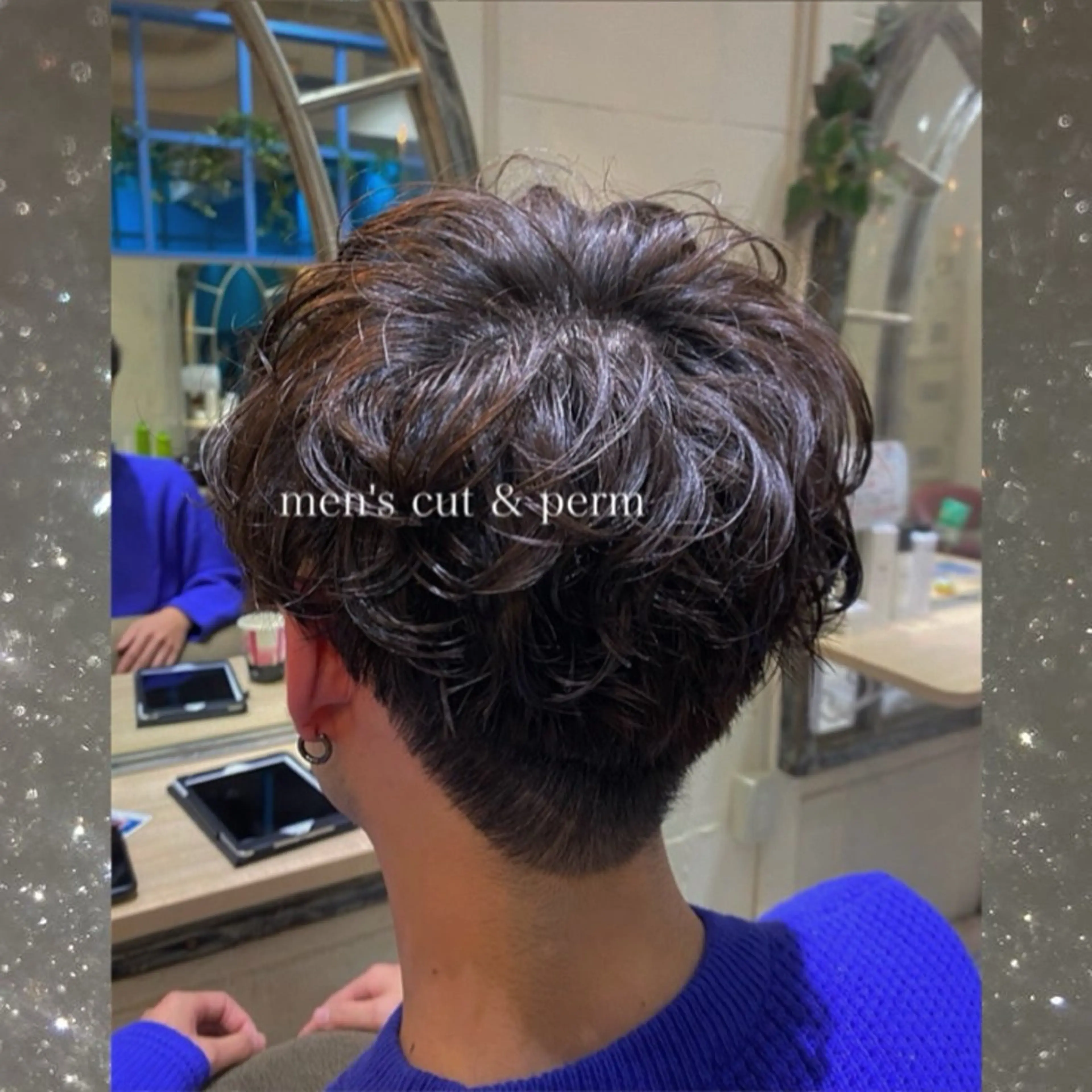 ショート パーマ メンズ カット パーマ メンズ特化🔮 笠原慧のヘアスタイル